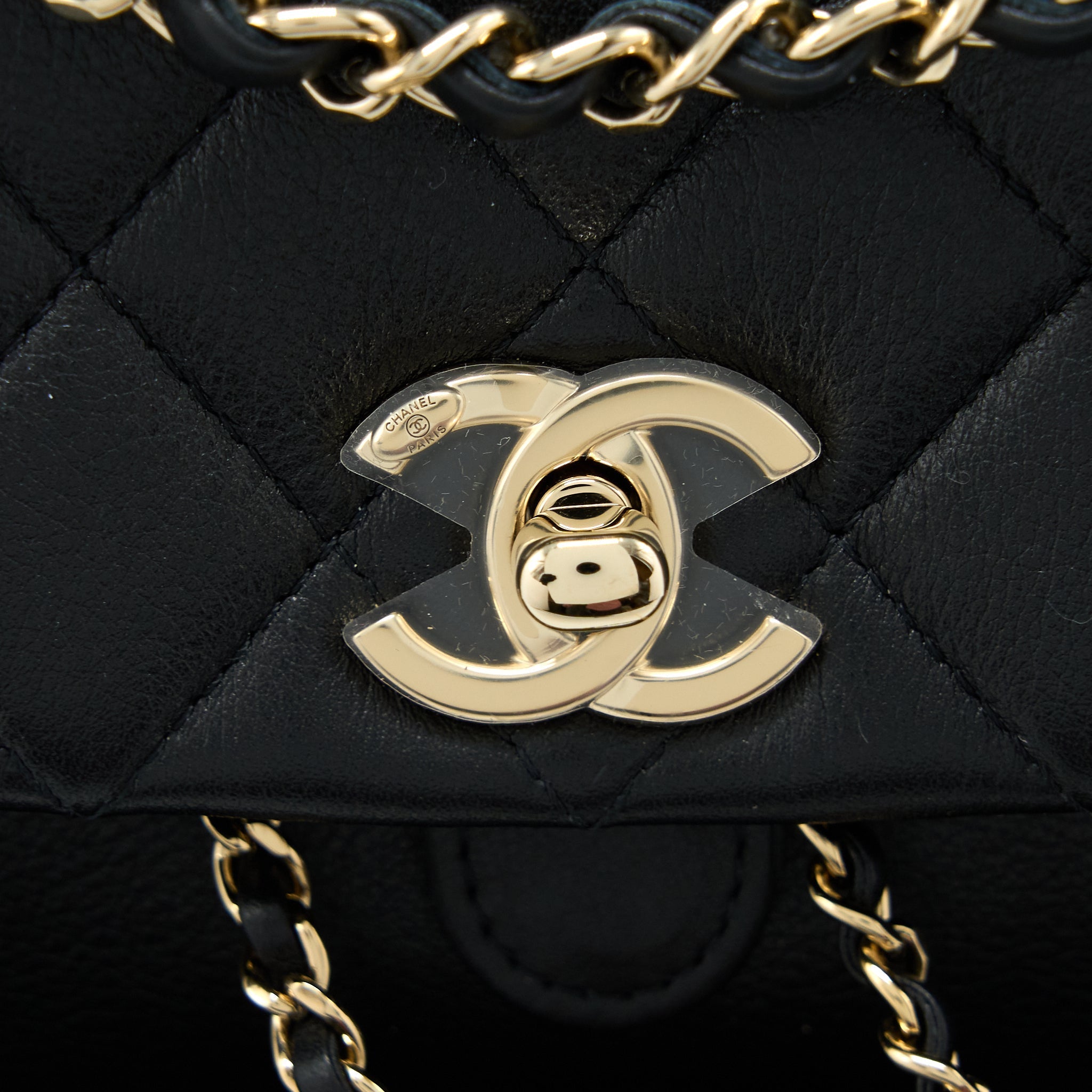 Chanel 23C Large Duma Backpack Calfskin Black L (Microchip)