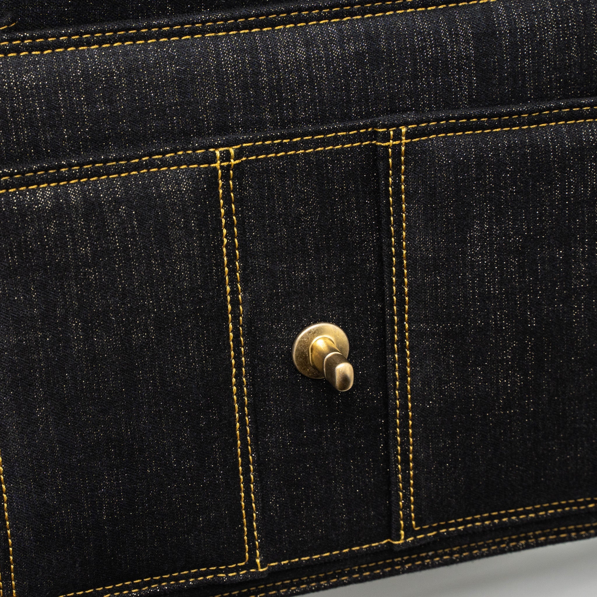 Chanel 23S Flap Backpack Denim Dark Blue Brushed  (Microchip)
