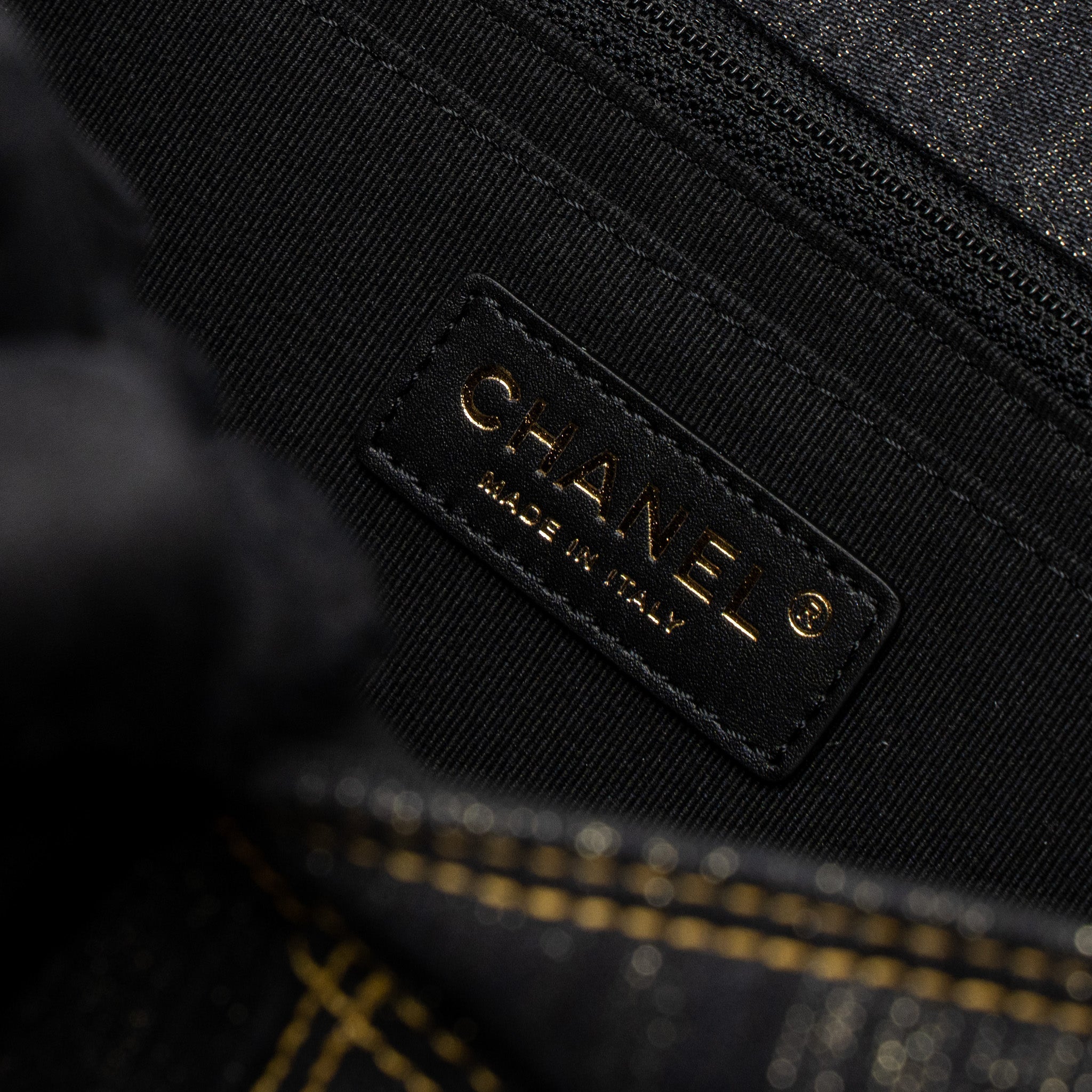 Chanel 23S Flap Backpack Denim Dark Blue Brushed  (Microchip)