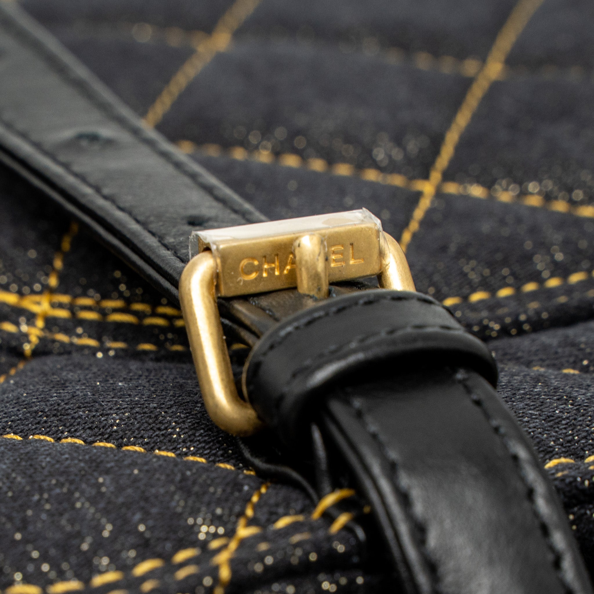 Chanel 23S Flap Backpack Denim Dark Blue Brushed  (Microchip)