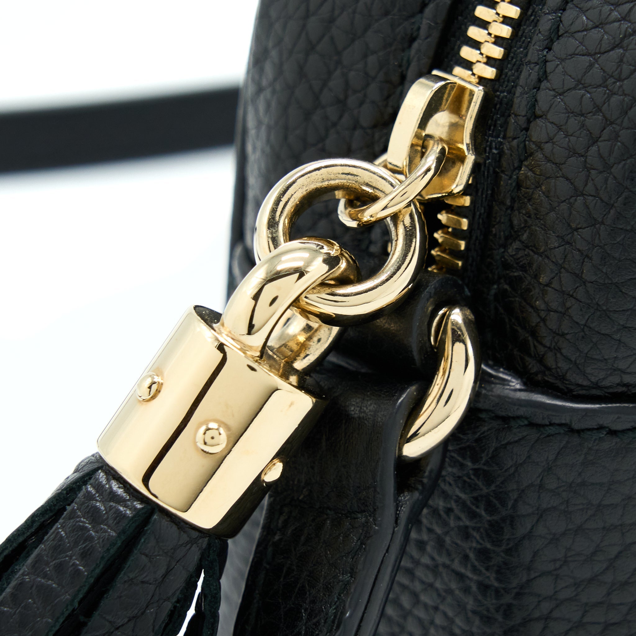 Gucci Soho Camera Disco Bag Calfskin Black