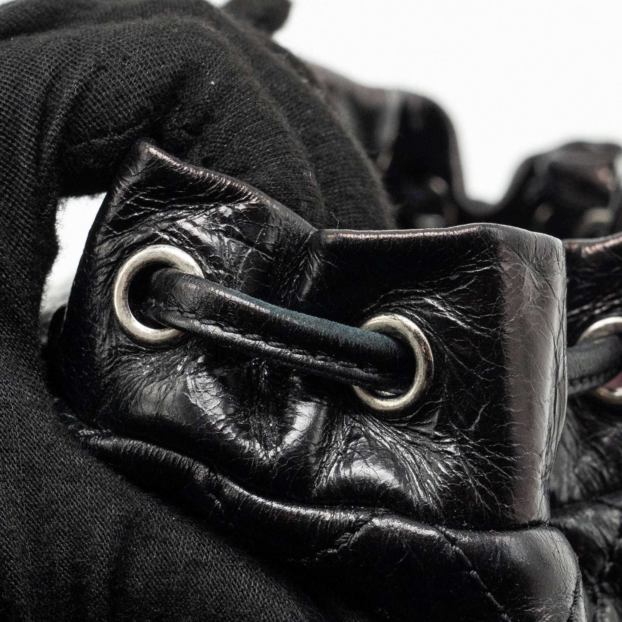 Chanel Mountain Backpack Quilted Calfskin Black Ruthenium Hardware