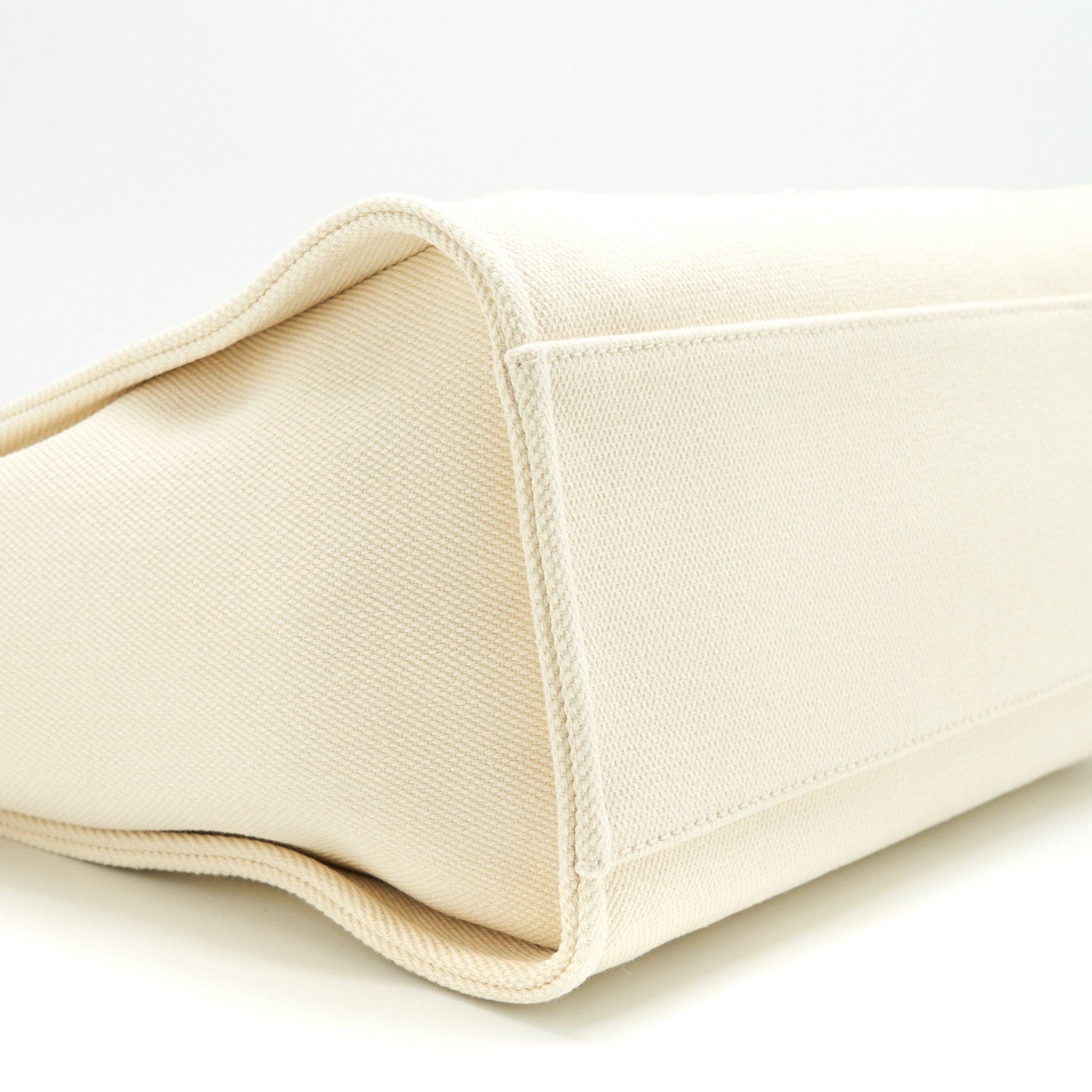 Chanel Deauville Tote Bag In Creamy White/ Beige