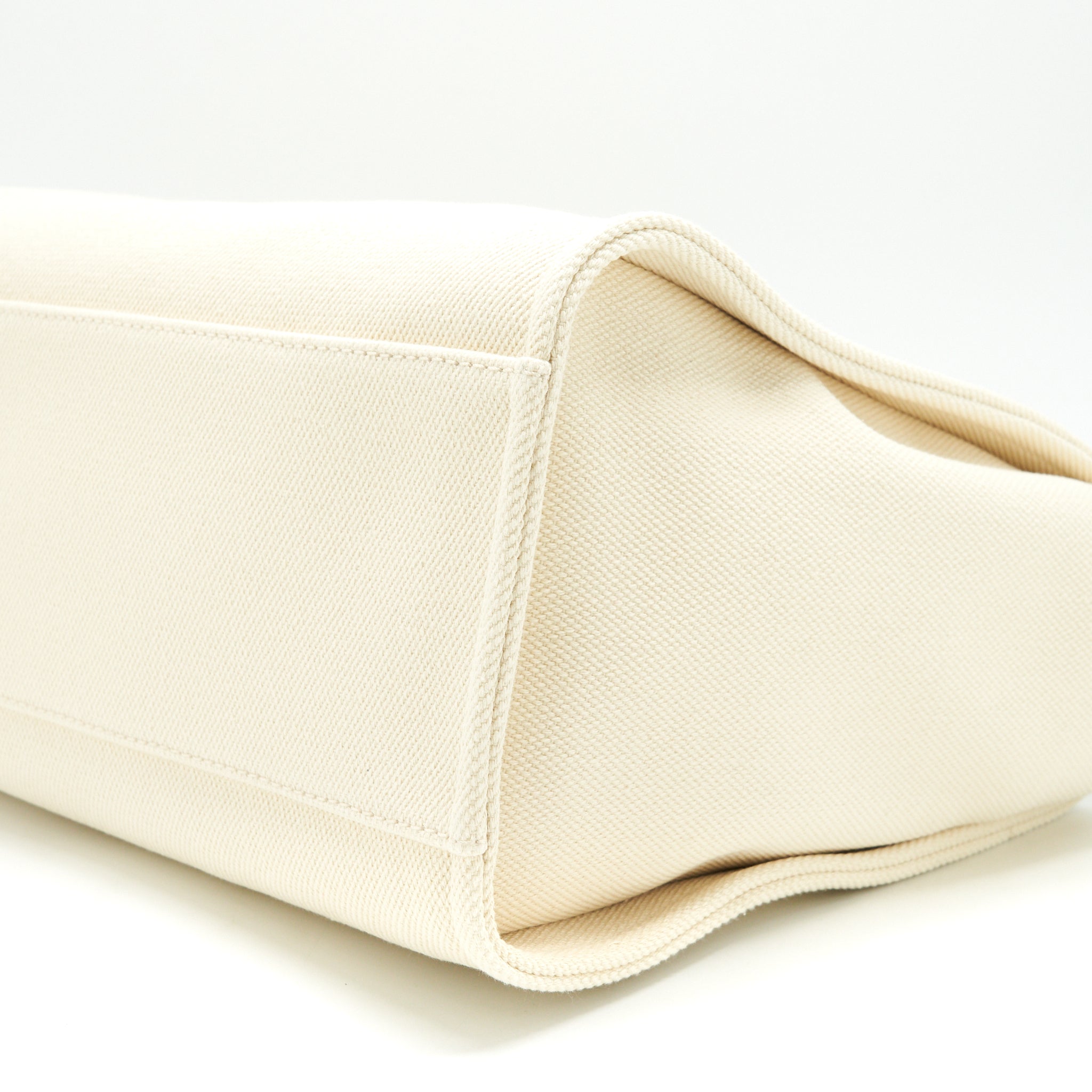 Chanel Deauville Tote Bag In Creamy White/ Beige