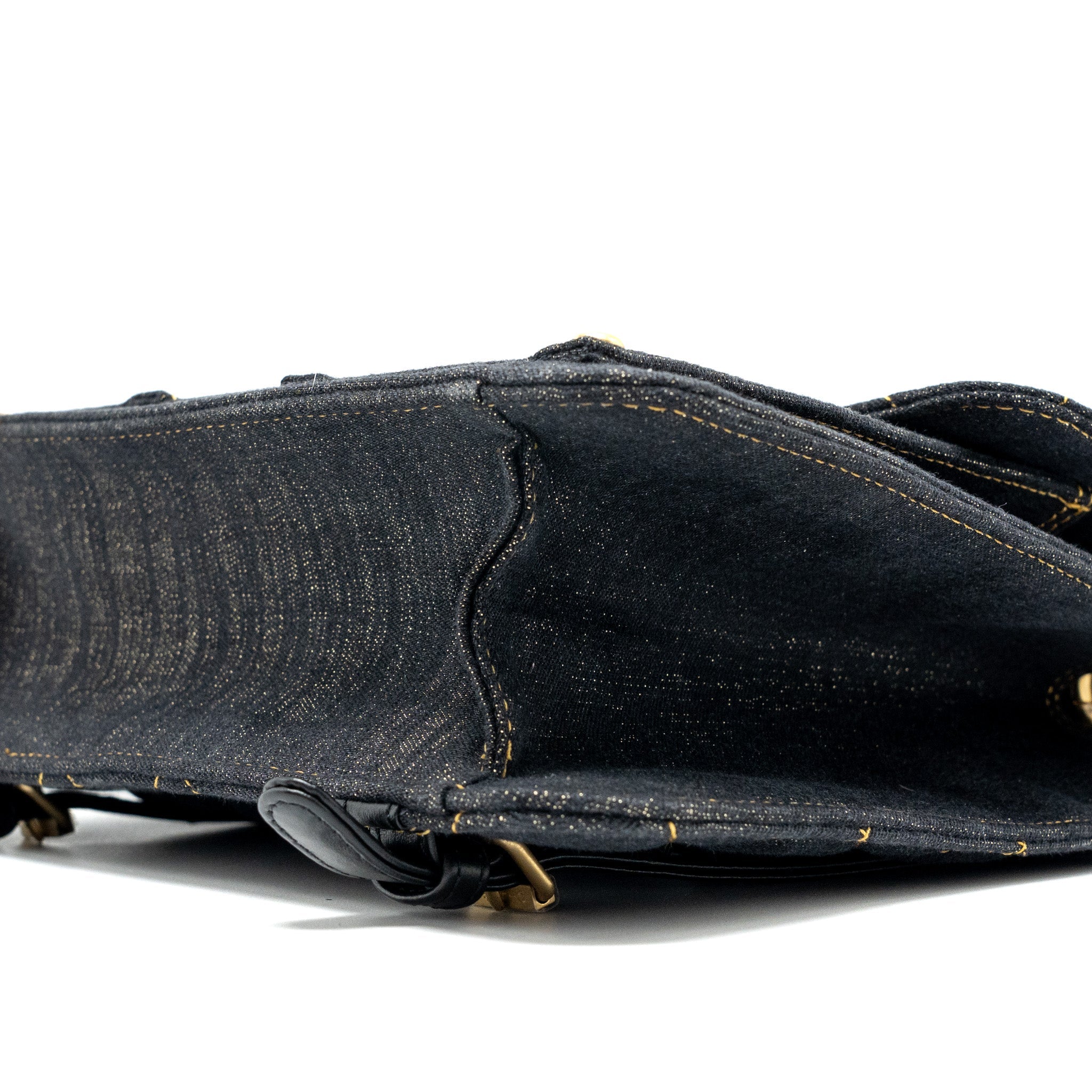 Chanel 23S Flap Backpack Denim Dark Blue Brushed  (Microchip)
