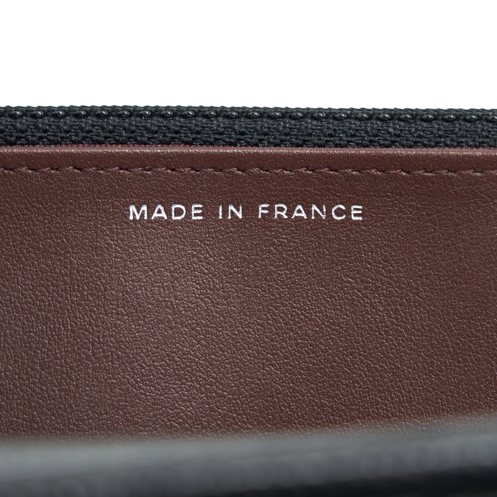 Chanel Caviar Classic Wallet on Chain black Caviar