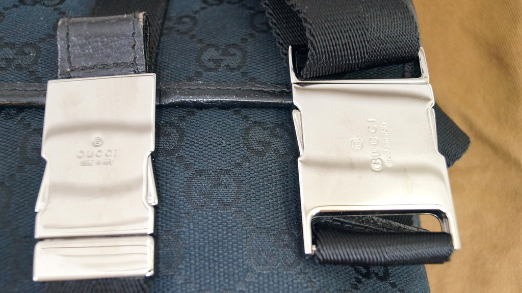 GUCCI GG Monogram Black Waist Bag 131236