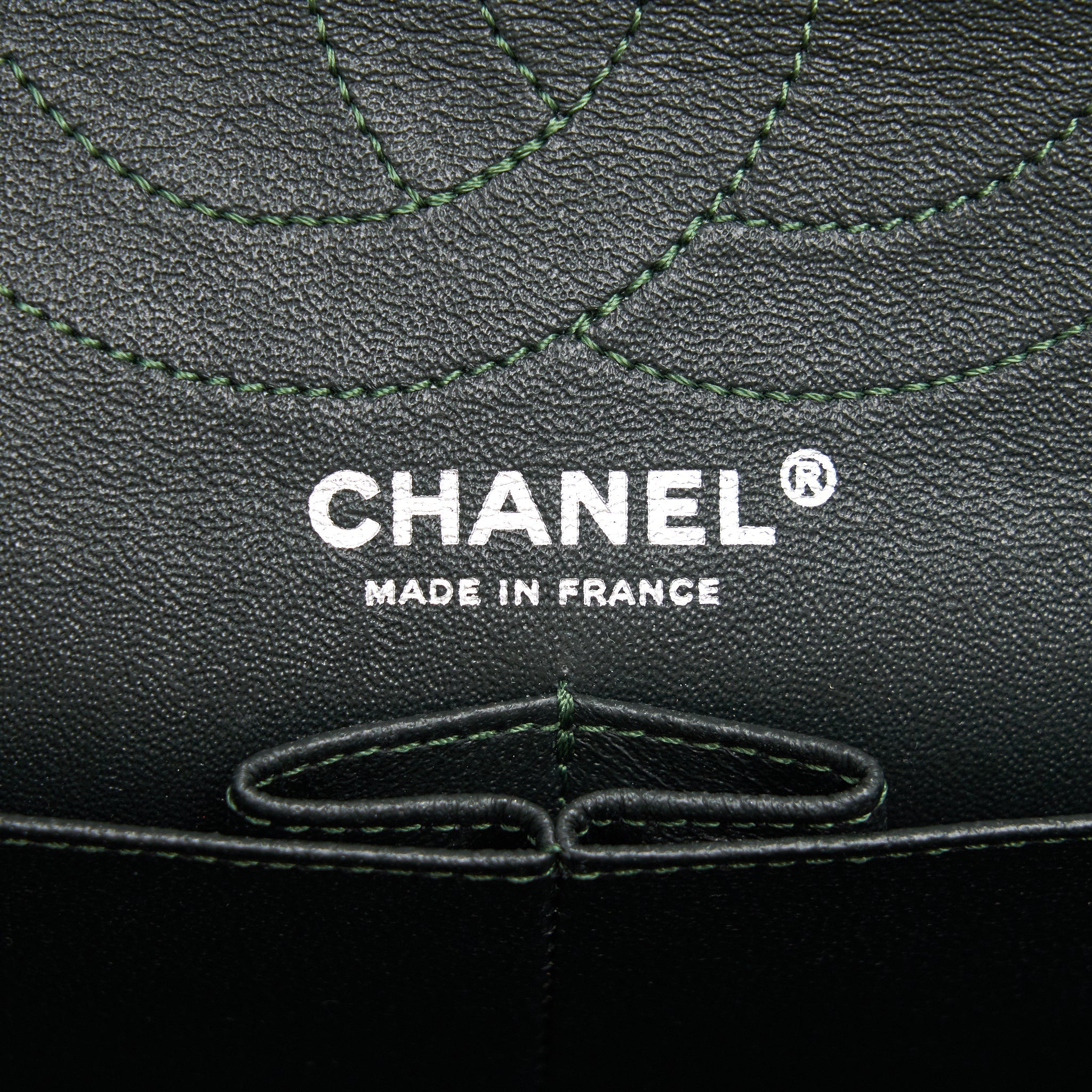 Chanel reissue 2.55 226 Flap Bag fabric Dark green