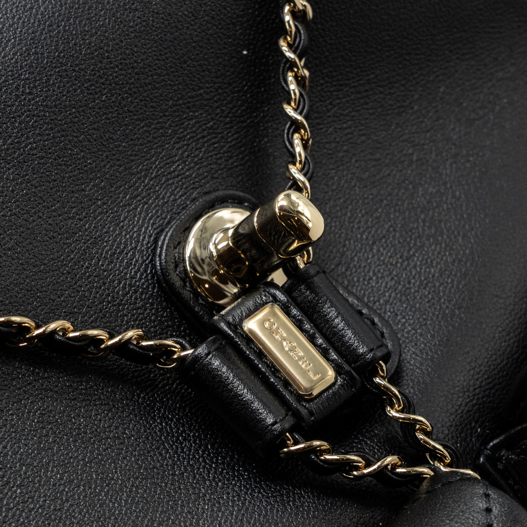 Chanel 23A Triple Pack Backpack Calfskin Black L (microchip)