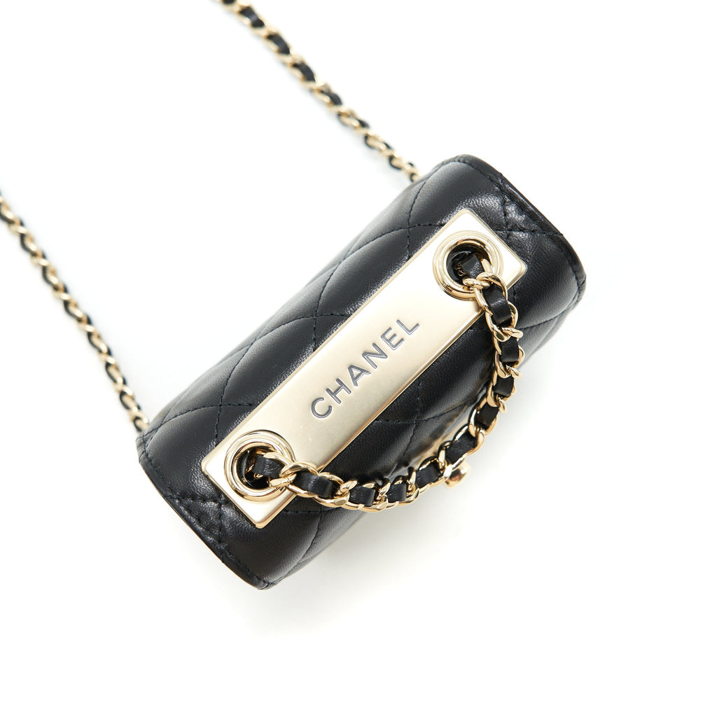 CHANEL MINI TRENDY CC CHAIN WALLET BLACK L