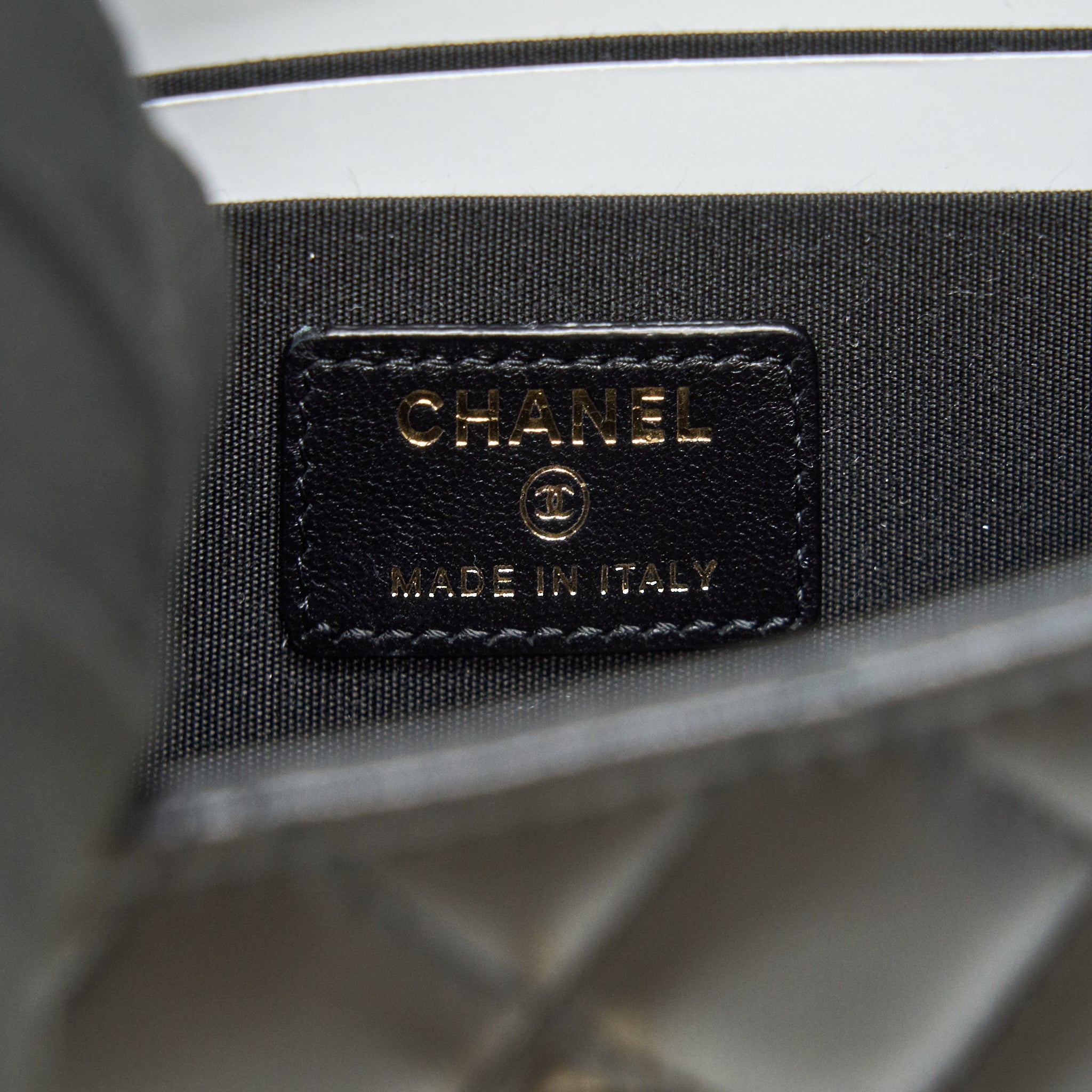 CHANEL MINI TRENDY CC CHAIN WALLET BLACK L