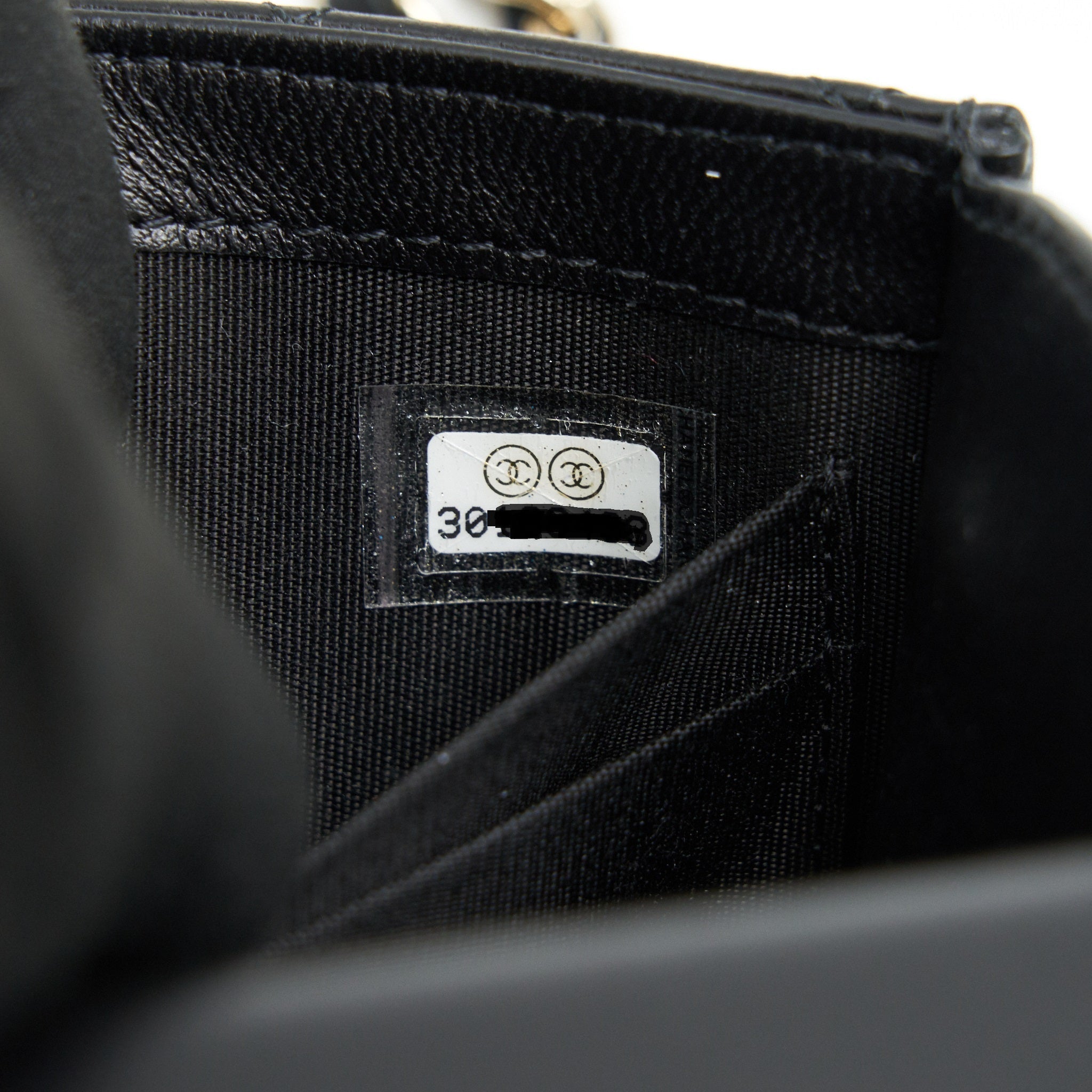 CHANEL MINI TRENDY CC CHAIN WALLET BLACK L