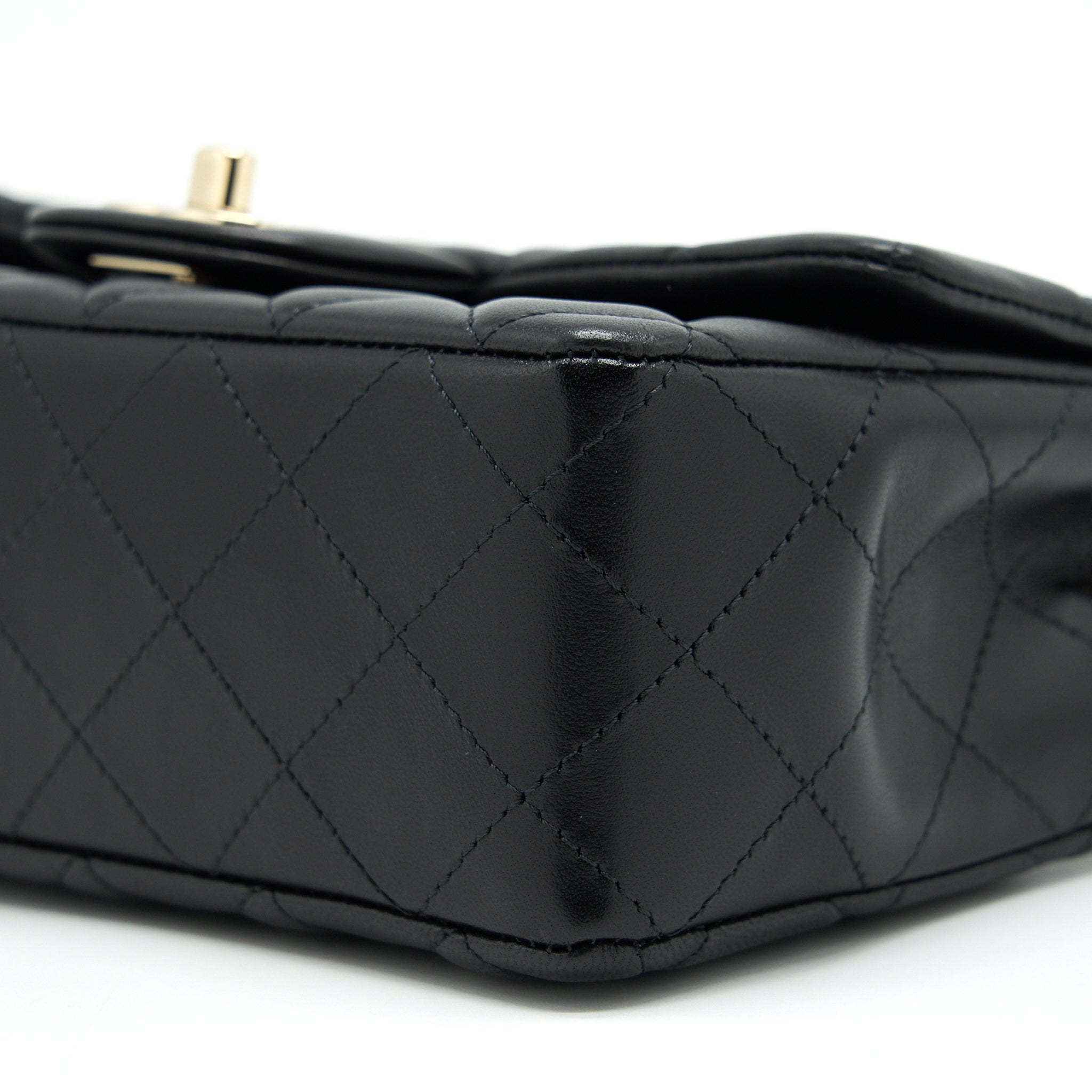 Chanel Mini Rectangular Flap Bag Lambskin L