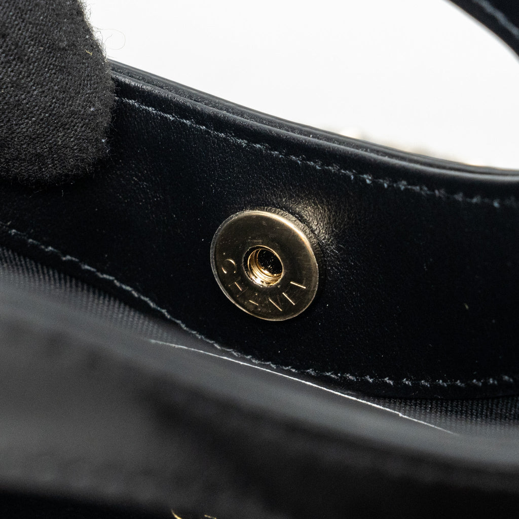 Chanel 24c mini 31 clutch with chain shiny calfskin black L (microchip)