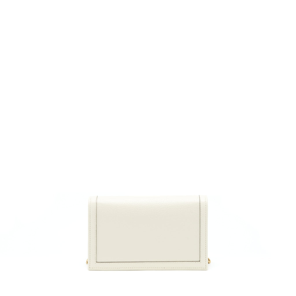 Gucci Diana Mini Bag with Bamboo White