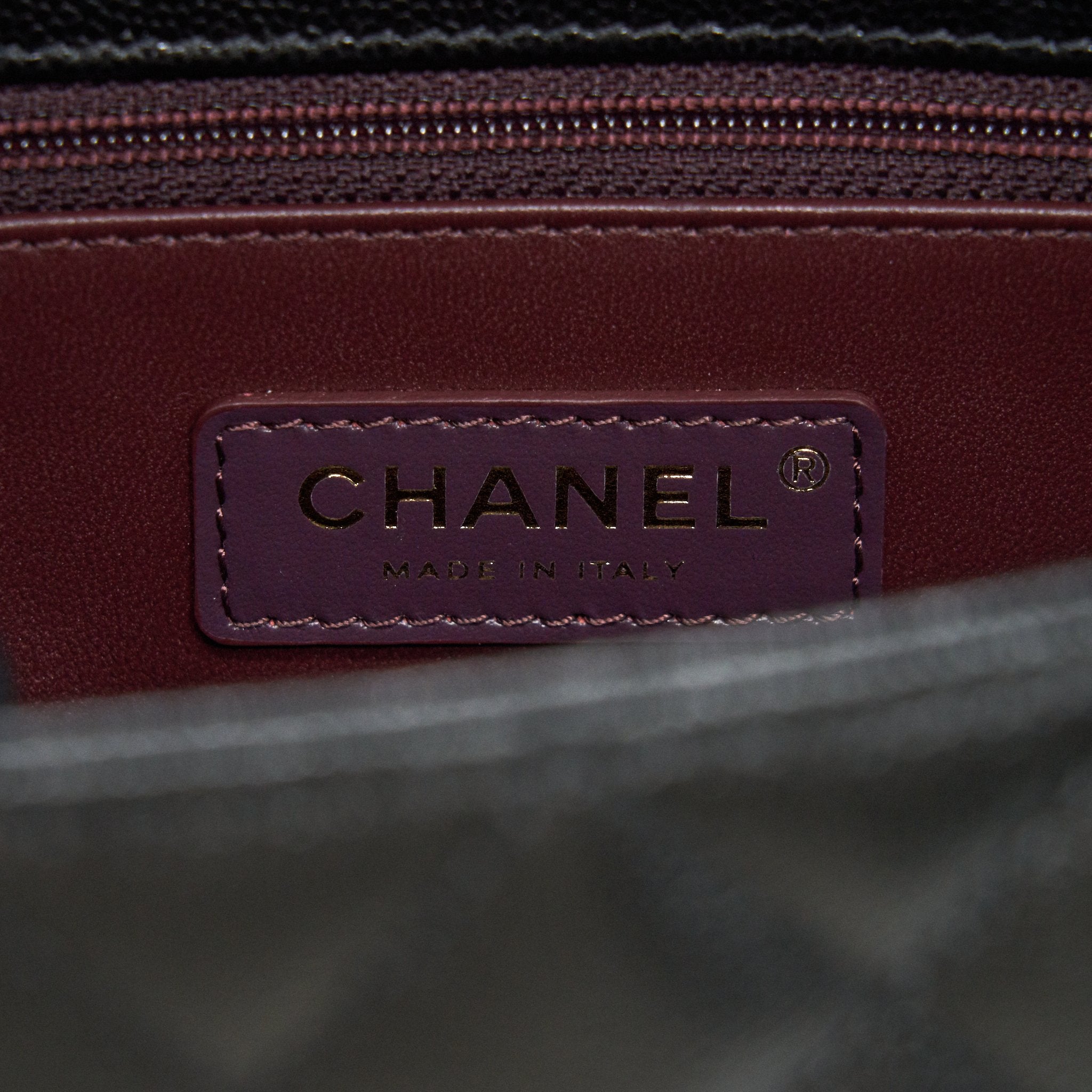 Chanel Small Coco Handle 24cm Caviar Black  ( Microchip)