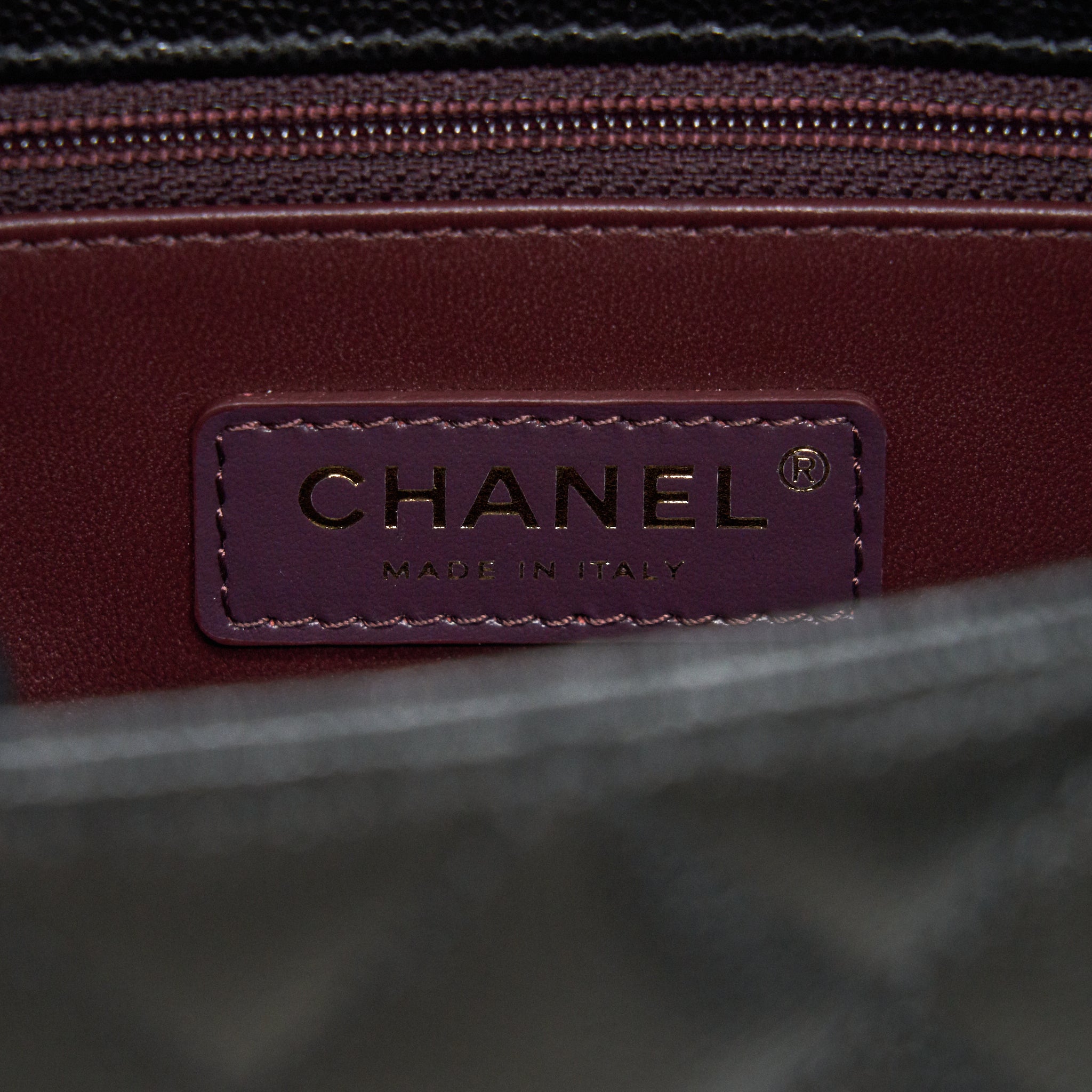 Chanel 21K Small (old mini) 24cm Cocohandle Black Caviar L