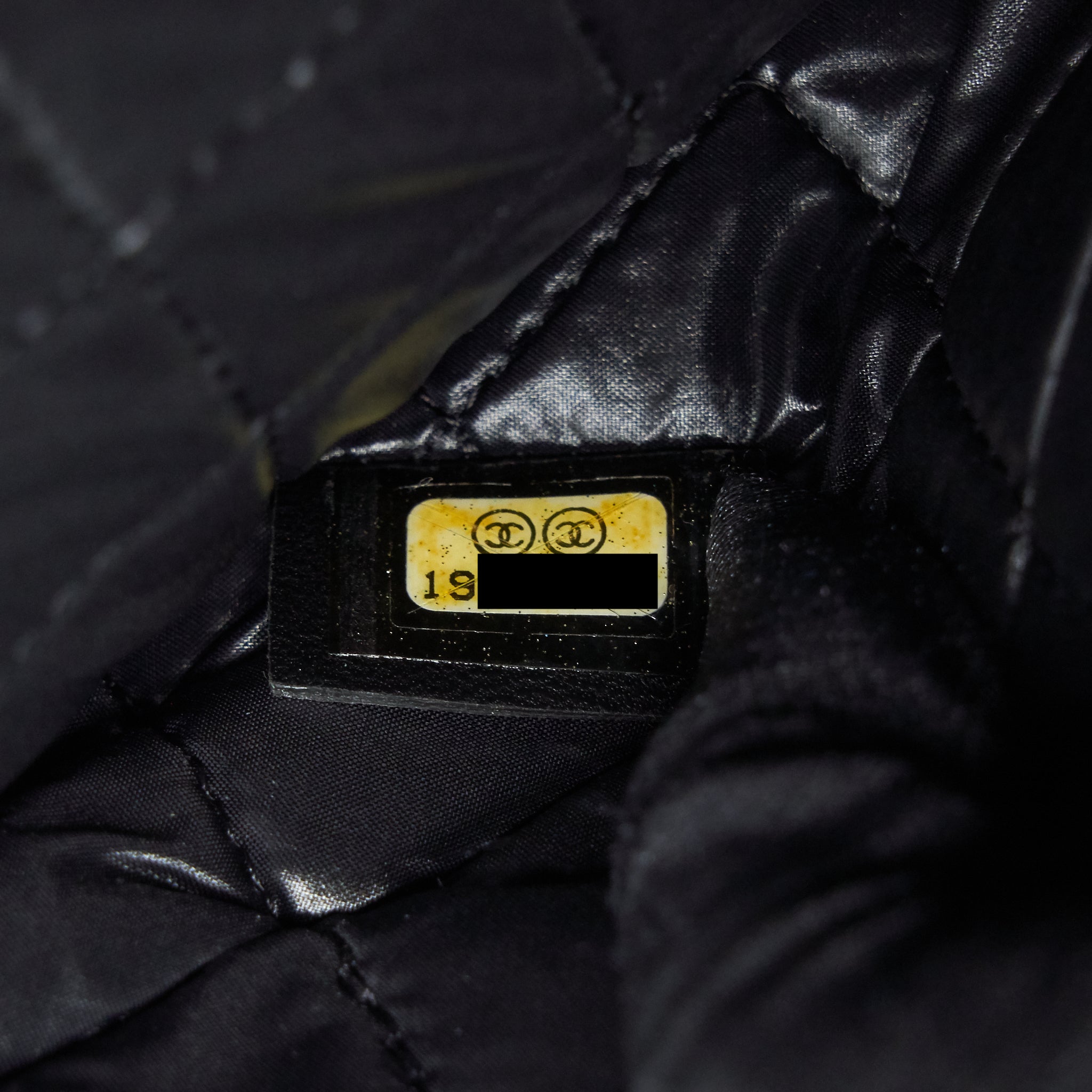 Chanel Fold Over Clutch Patent Leather Black