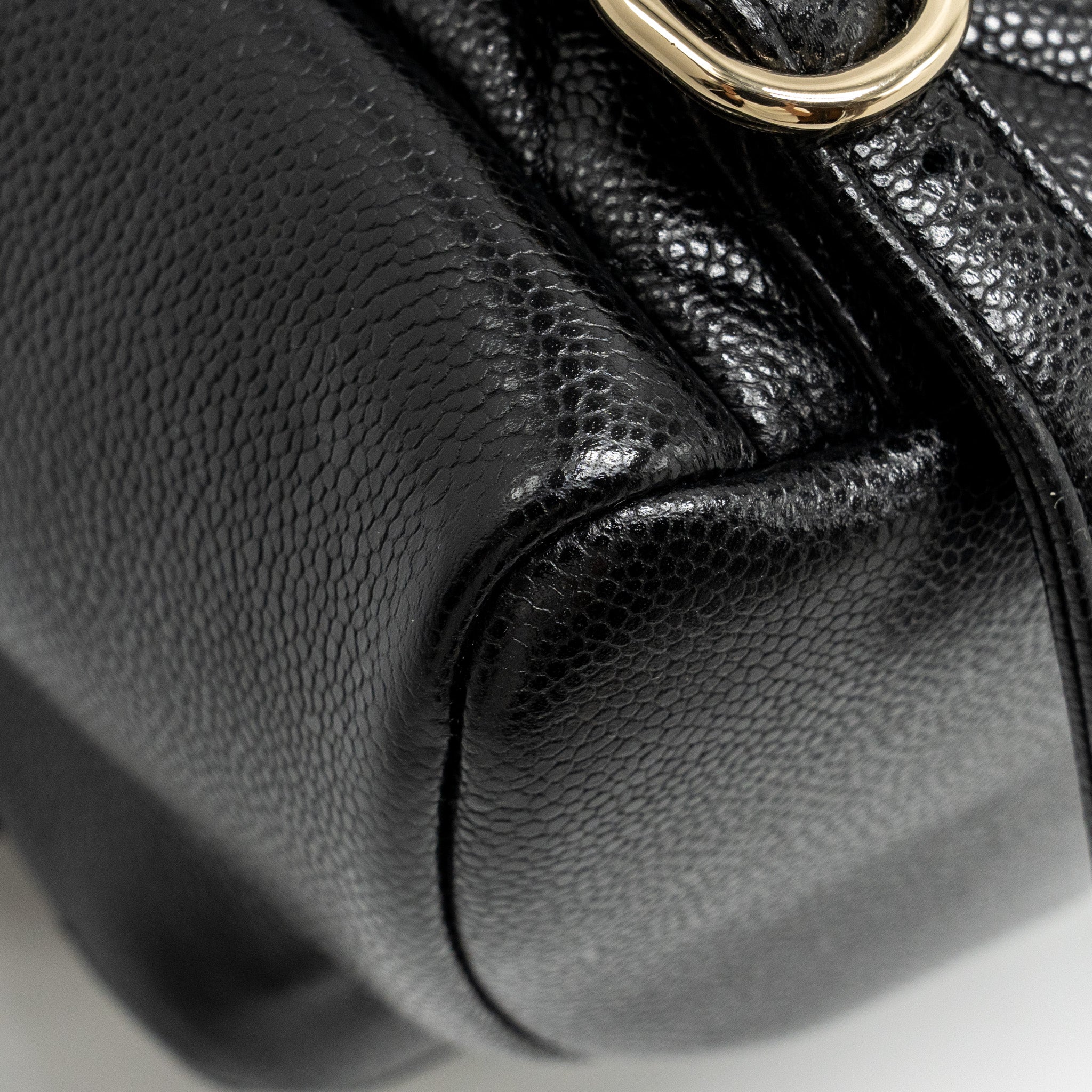 Chanel Triple Pack Backpack Caviar Black L (Microchip)