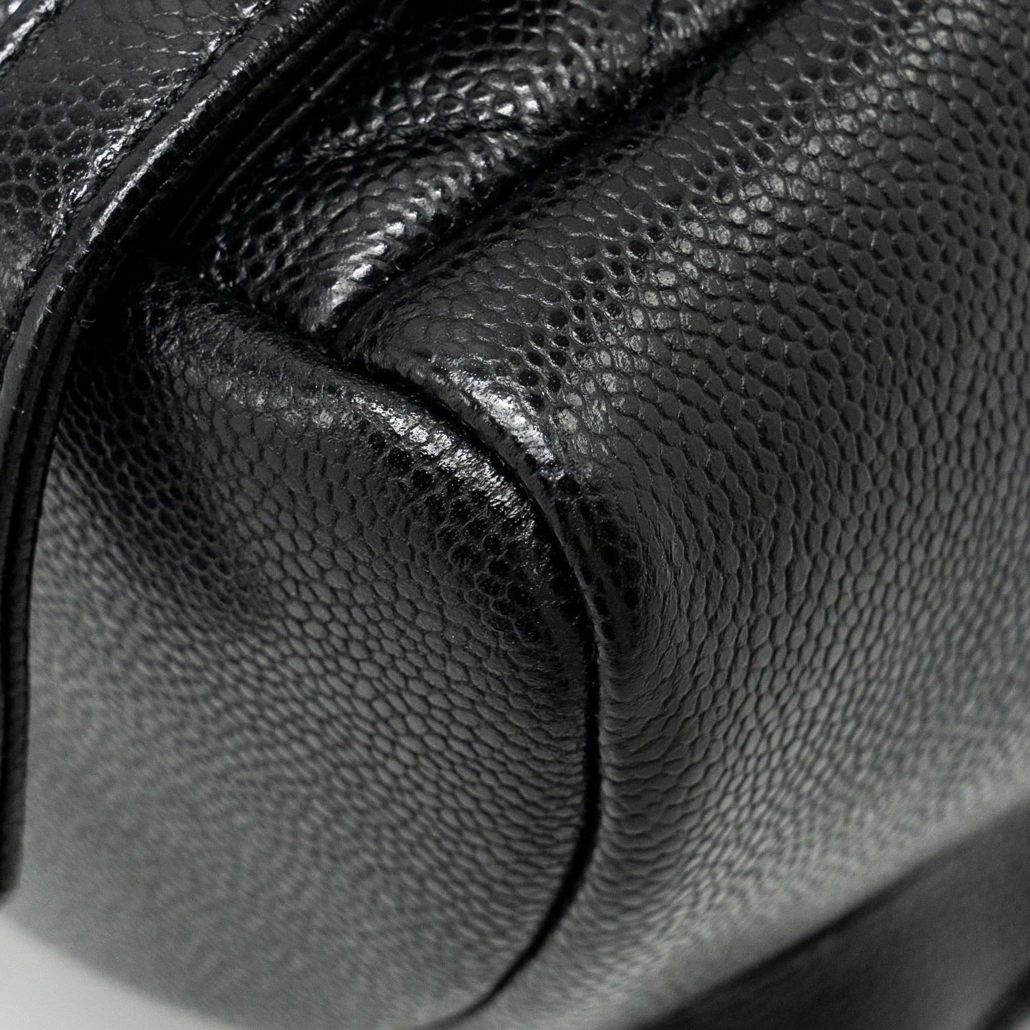 Chanel Triple Pack Backpack Caviar Black L (Microchip)