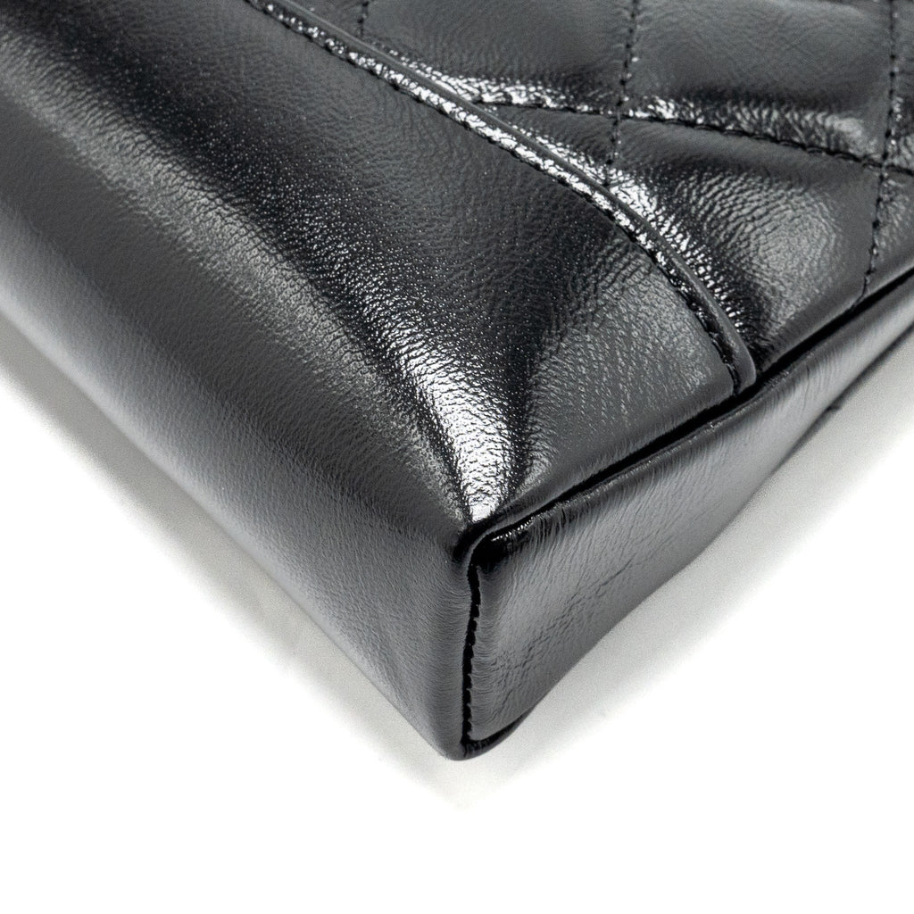 Chanel mini 31 Clutch with Chain Shiny Calfskin Black L (Microchip)