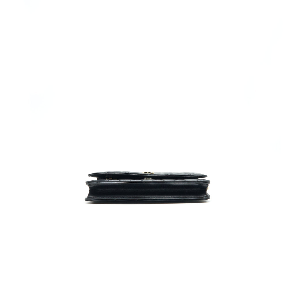 CHANEL WALLET ON CHAIN IN LAMBSKIN WITH CHARMS IN L