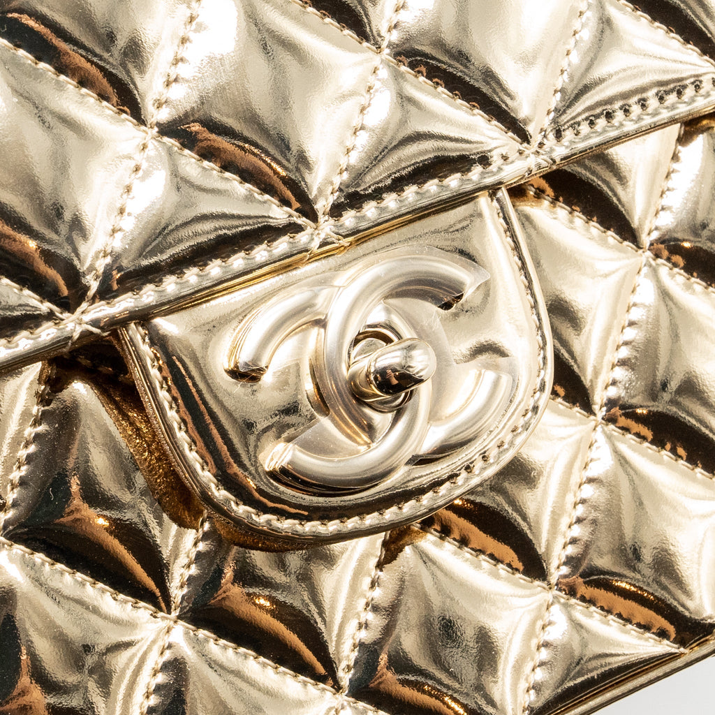 Chanel 24c backpack with star patent Gold L (microchip)