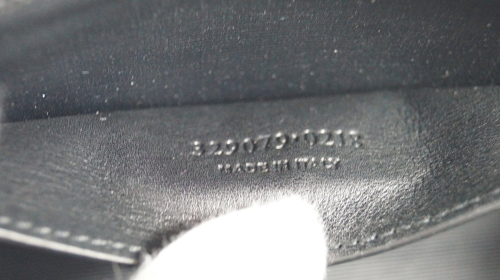 YVES SAINT LAURENT Kate Black Leather Clutch