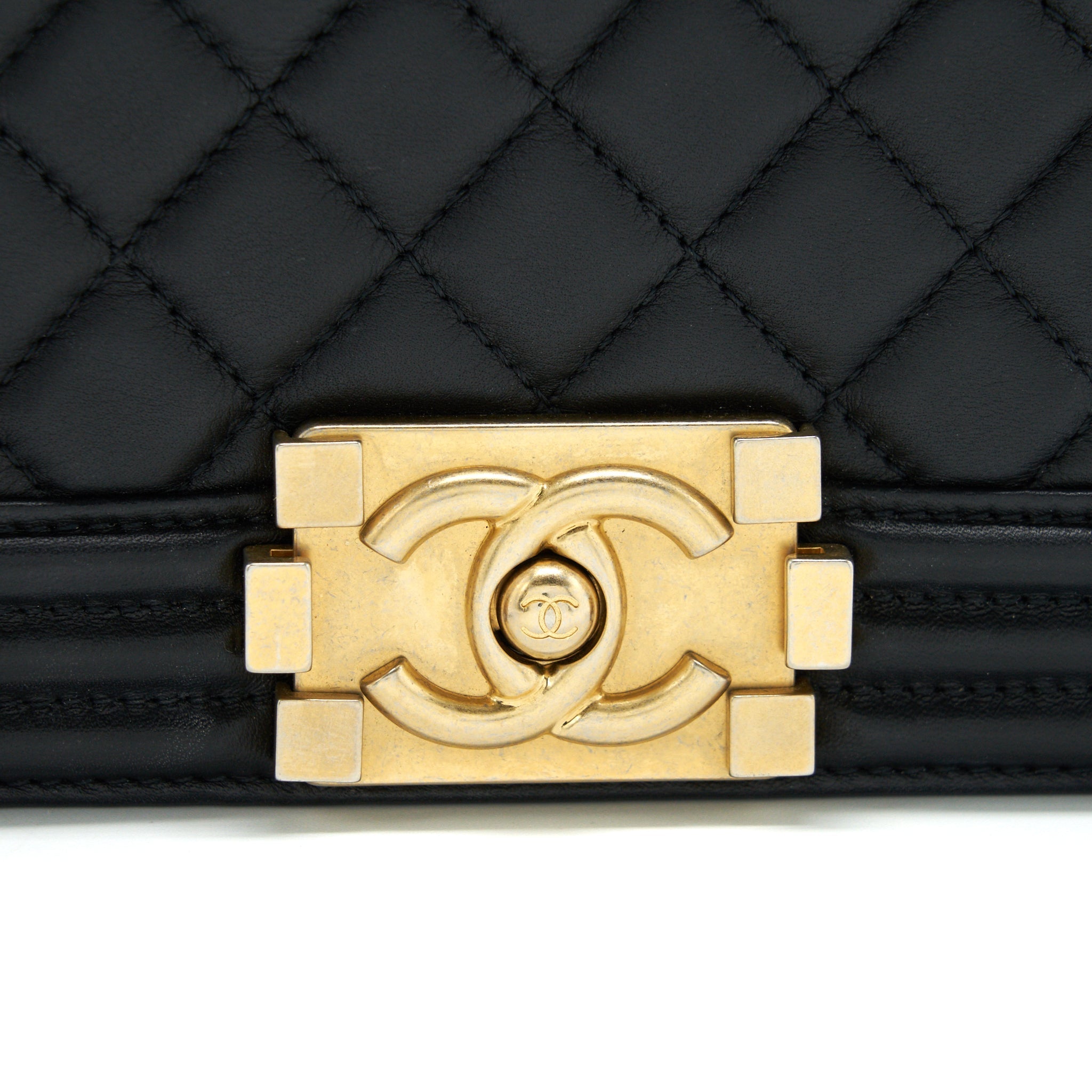 Chanel Medium Boy Black Lambskin