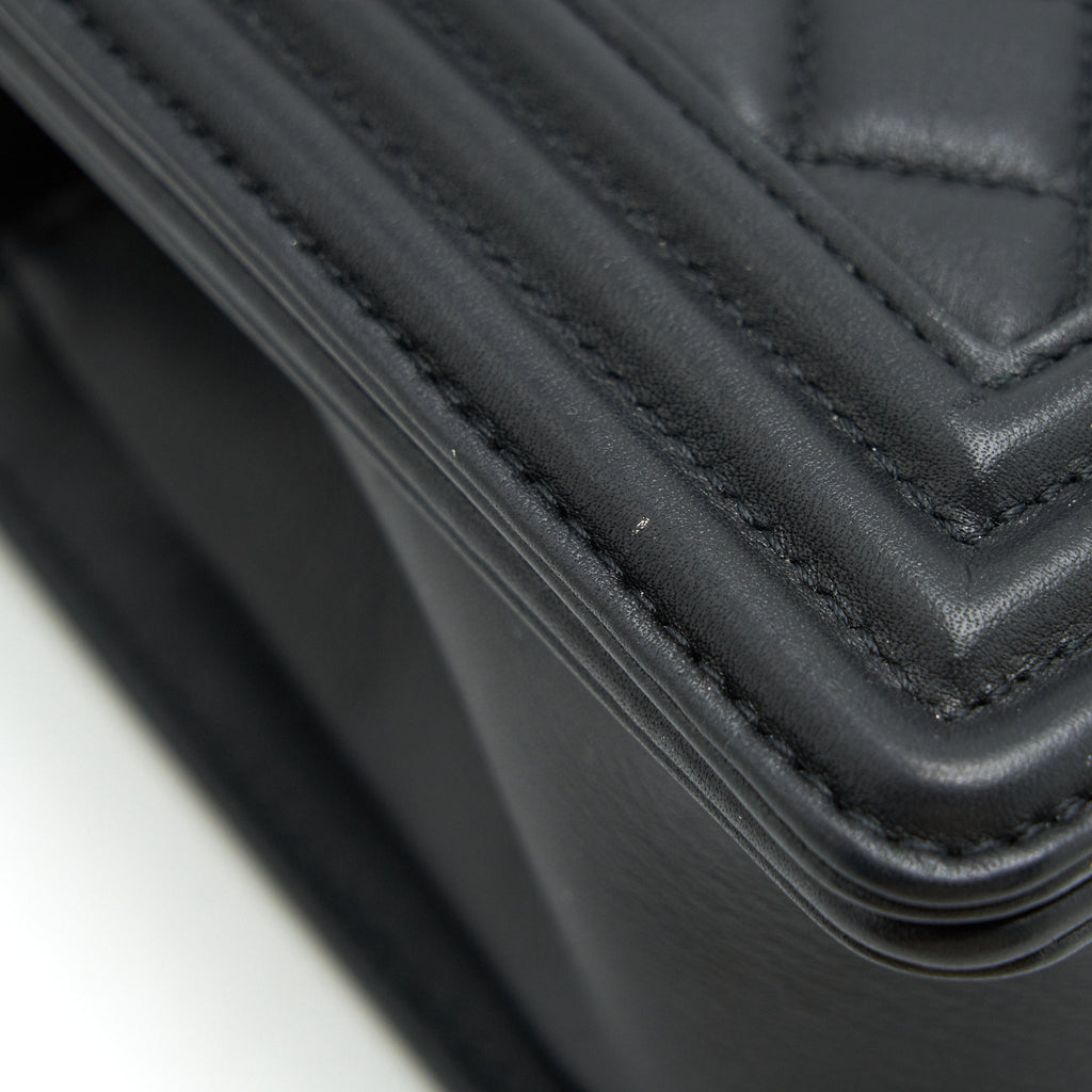 Chanel Medium Boy Black Lambskin