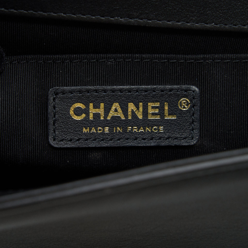 Chanel Medium Boy Black Lambskin