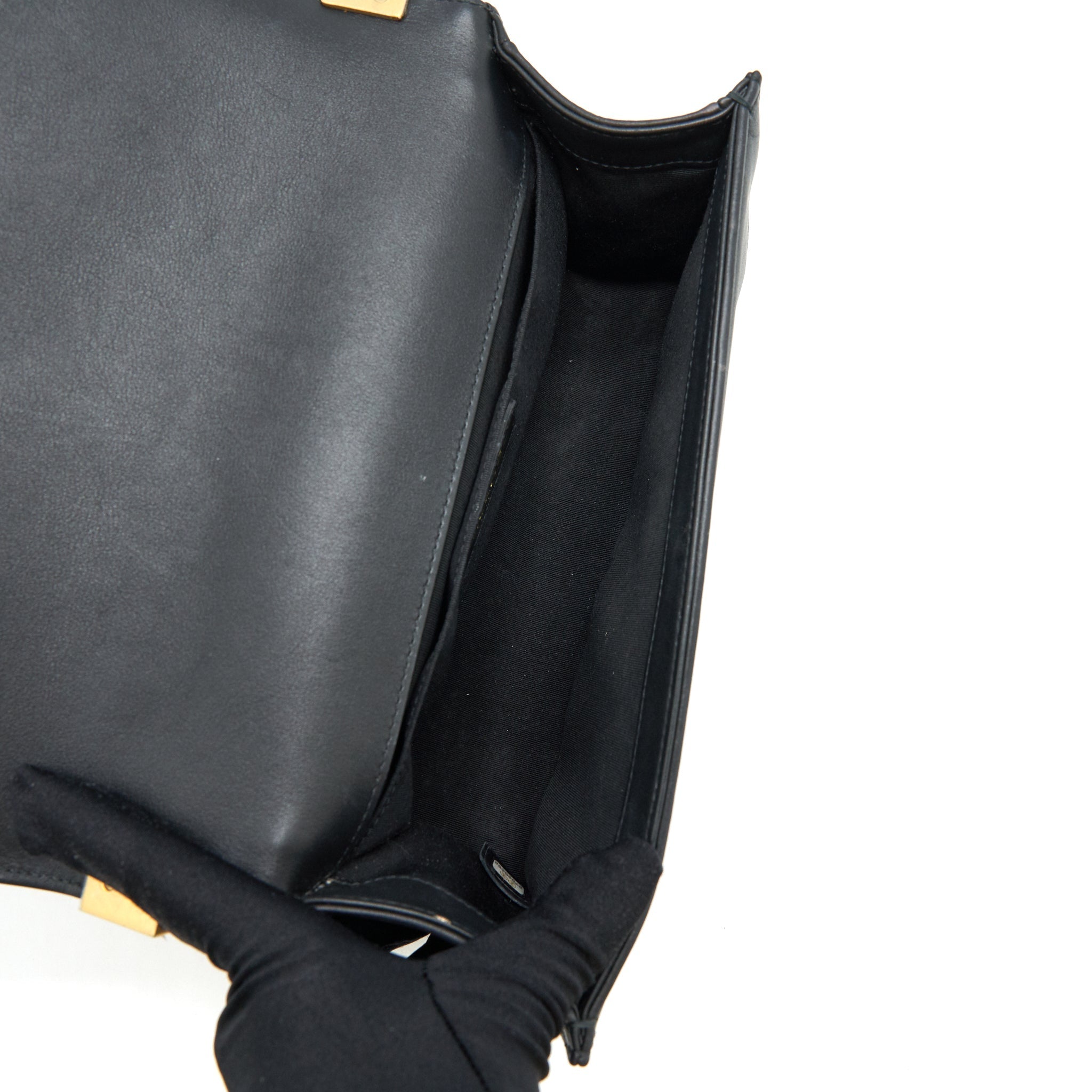 Chanel Medium Boy Black Lambskin