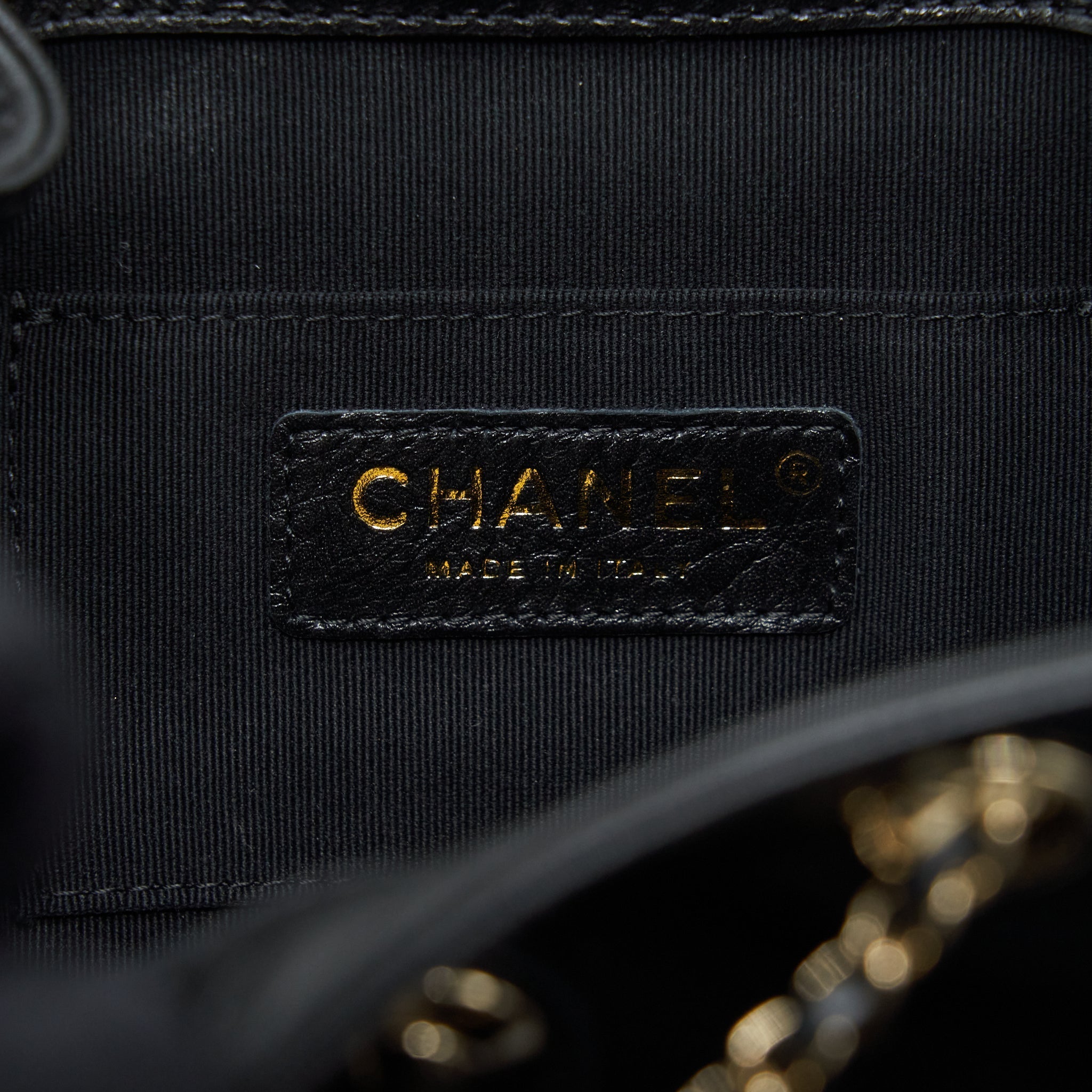 Chanel 22C Mini Duma Backpack Calfskin Black L