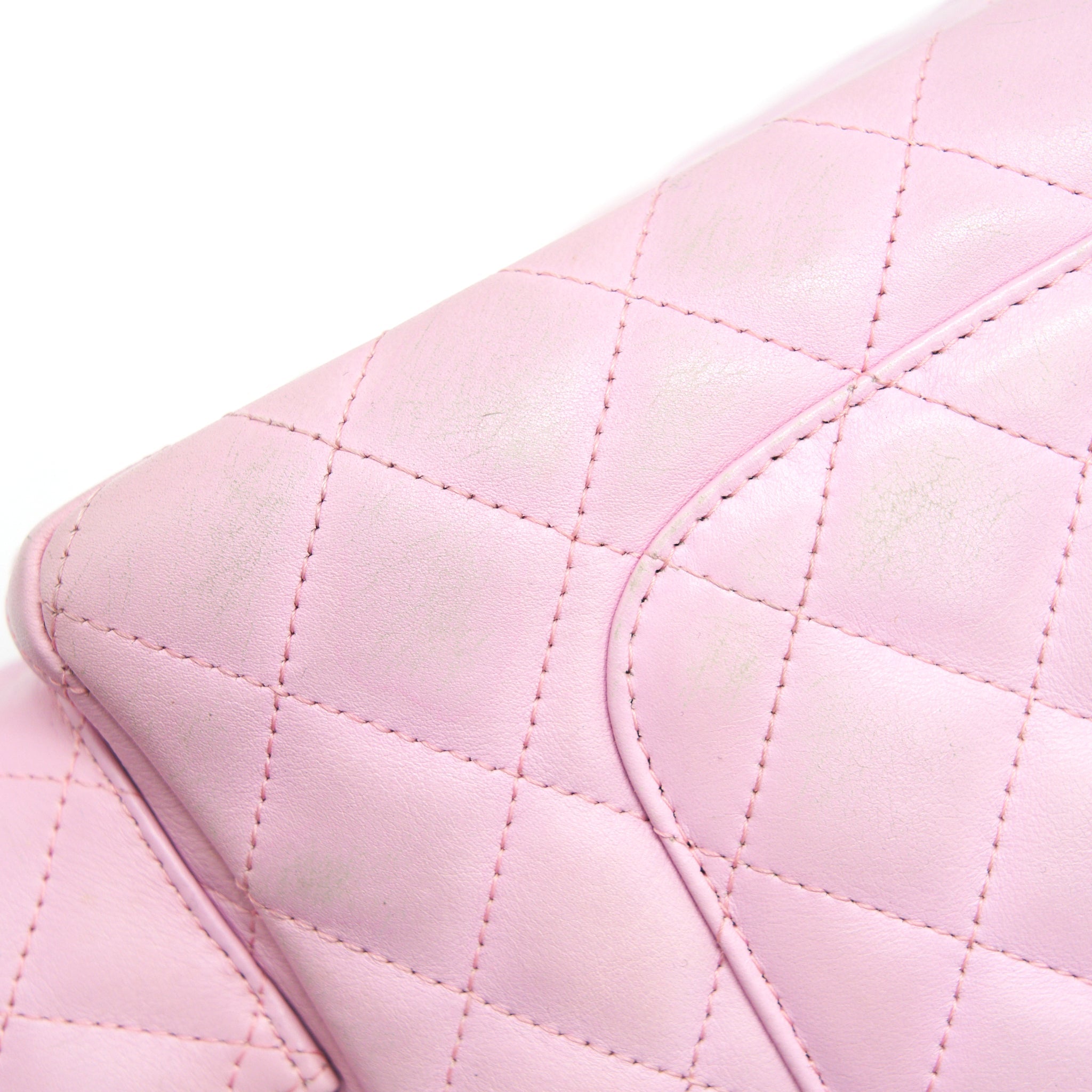 Chanel Cambon aligned Large Reporter Bag in Pink