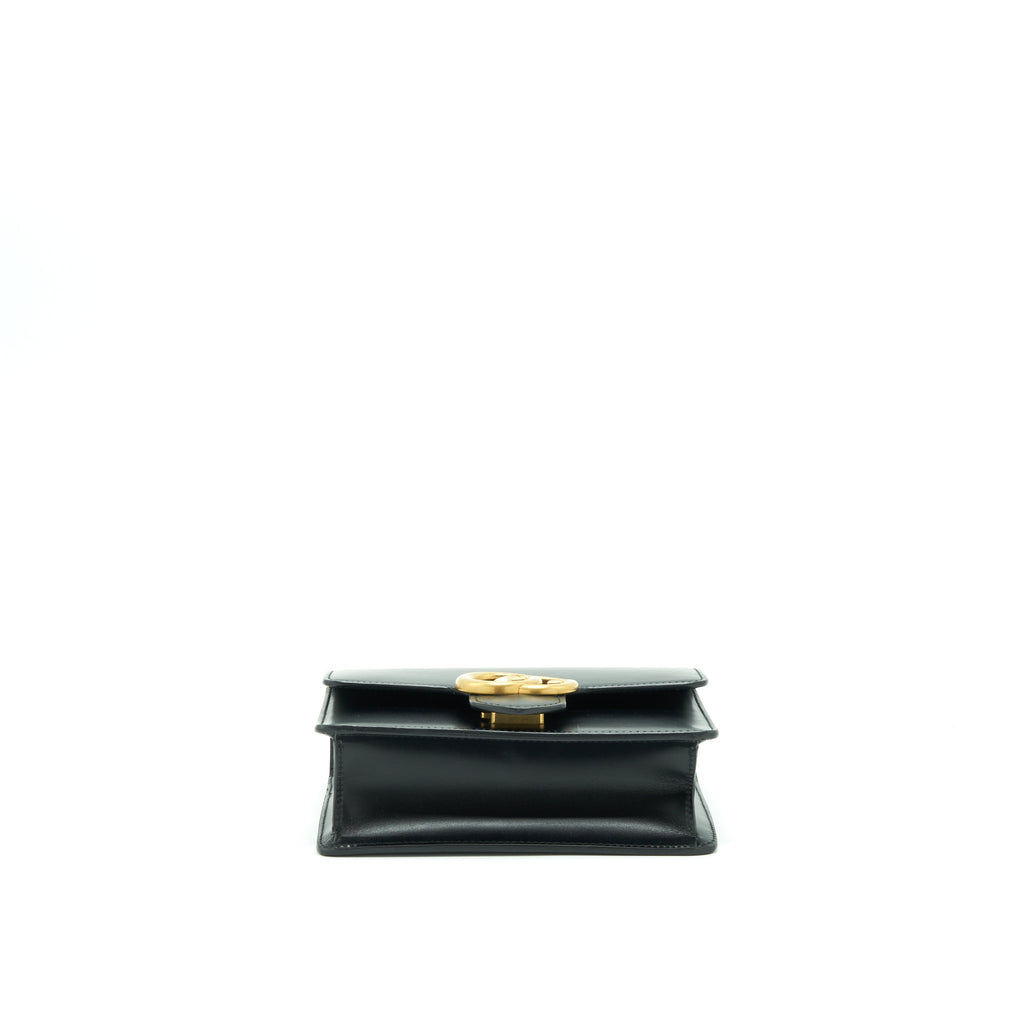 Gucci GG Flap Bag Box Calfskin Black