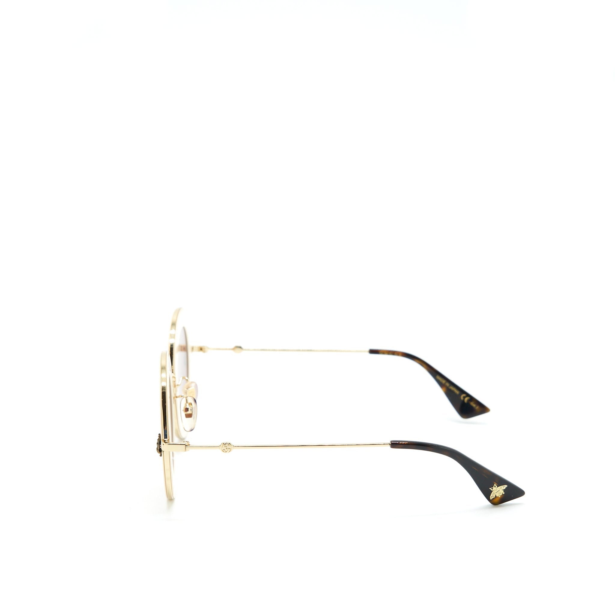 Gucci L�aveugle Par Amour Sunglasses White/Multicolour