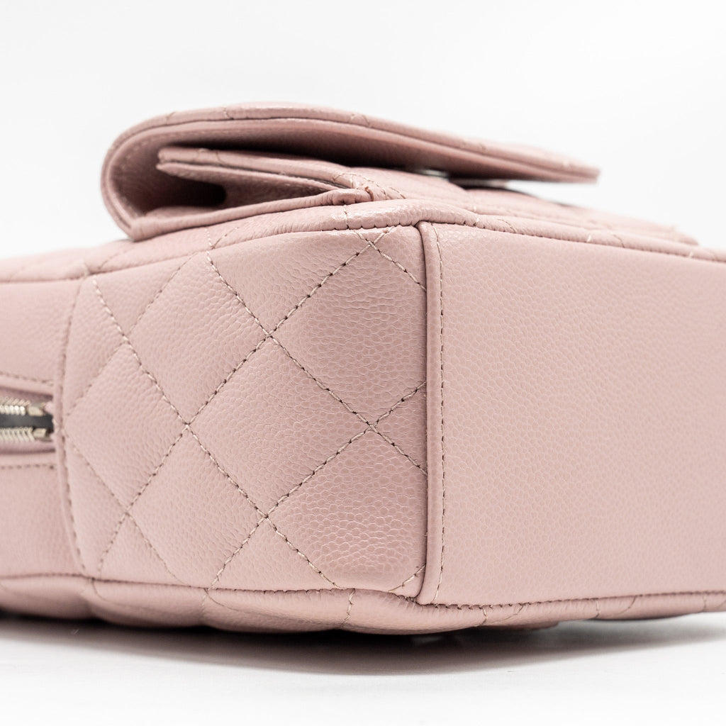 Chanel 24P Classic mini Backpack Caviar Light Pink  (Microchip)