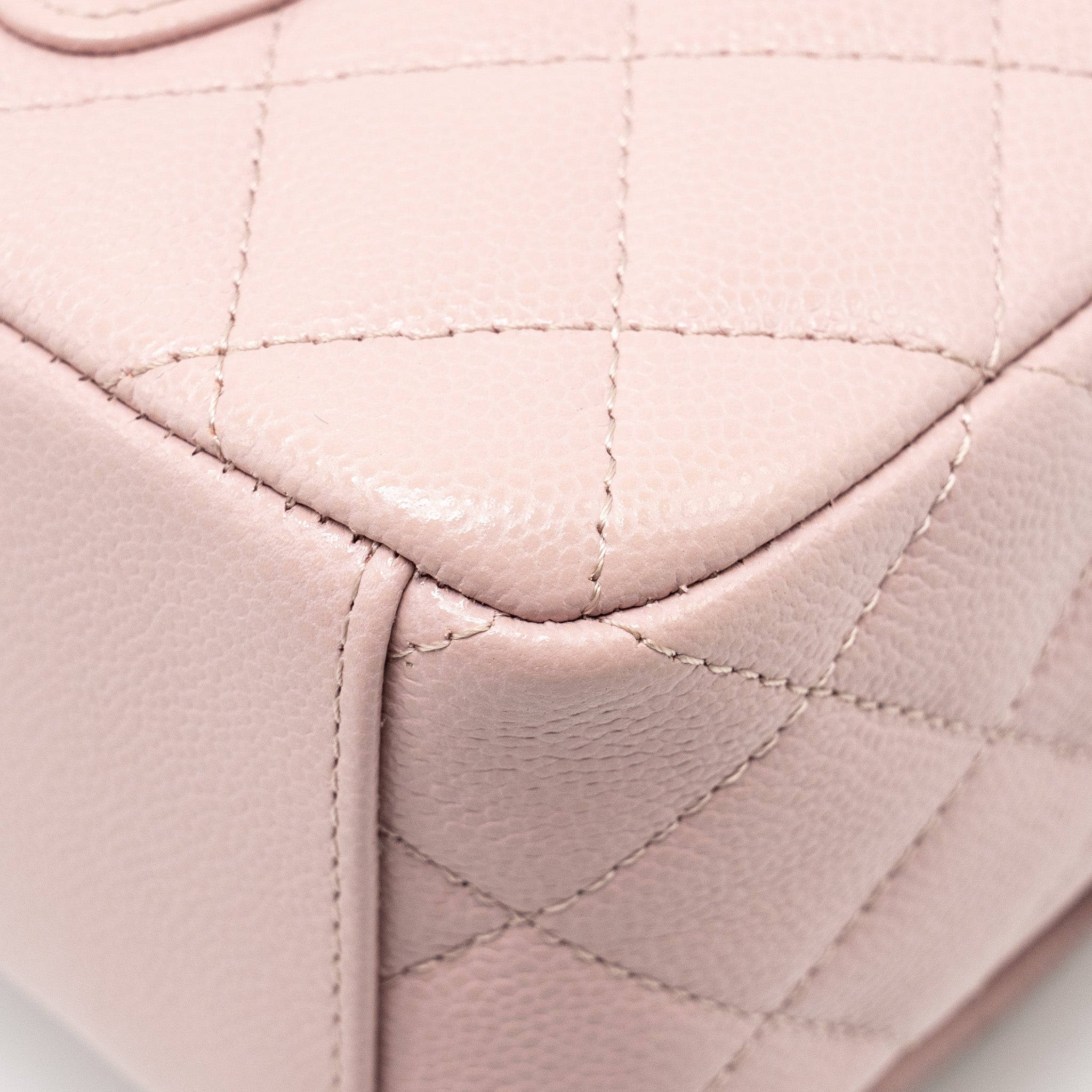 Chanel 24P Classic mini Backpack Caviar Light Pink  (Microchip)