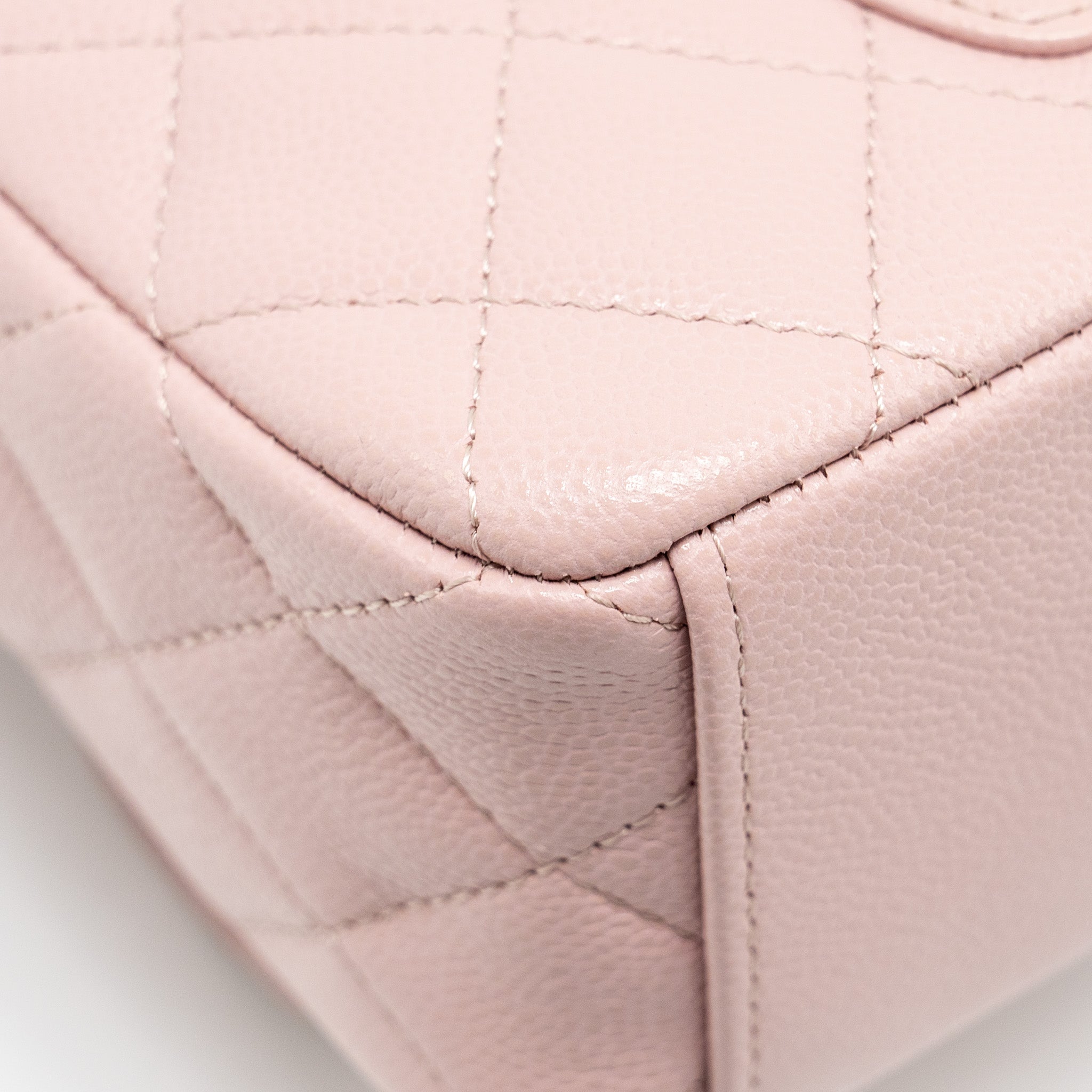 Chanel 24P Classic mini Backpack Caviar Light Pink  (Microchip)
