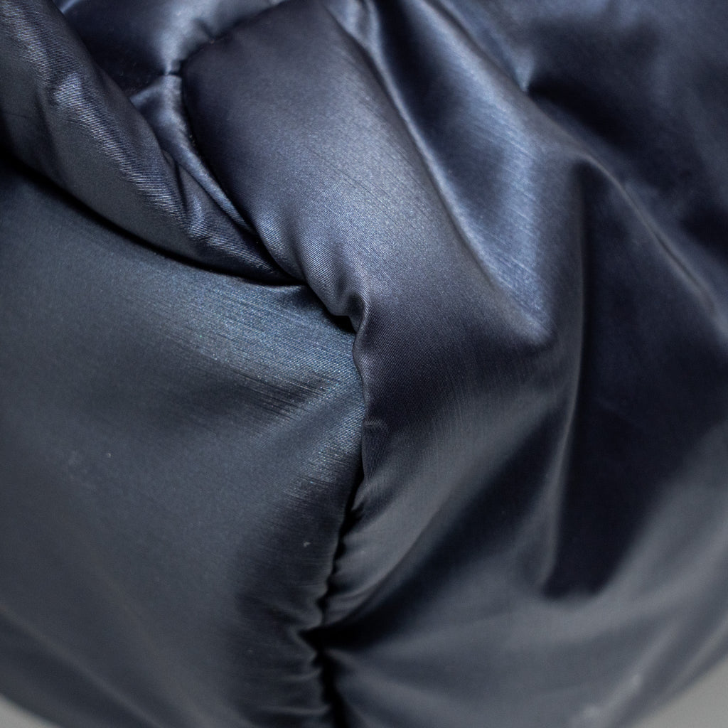 Chanel Doudone Padded Backpack Nylon Dark Grey