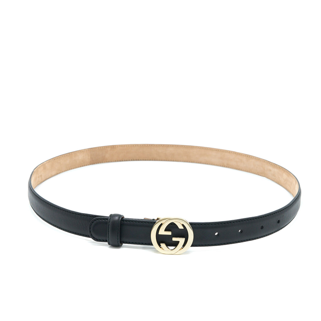 Gucci GG Logo Belt 85cm Black L