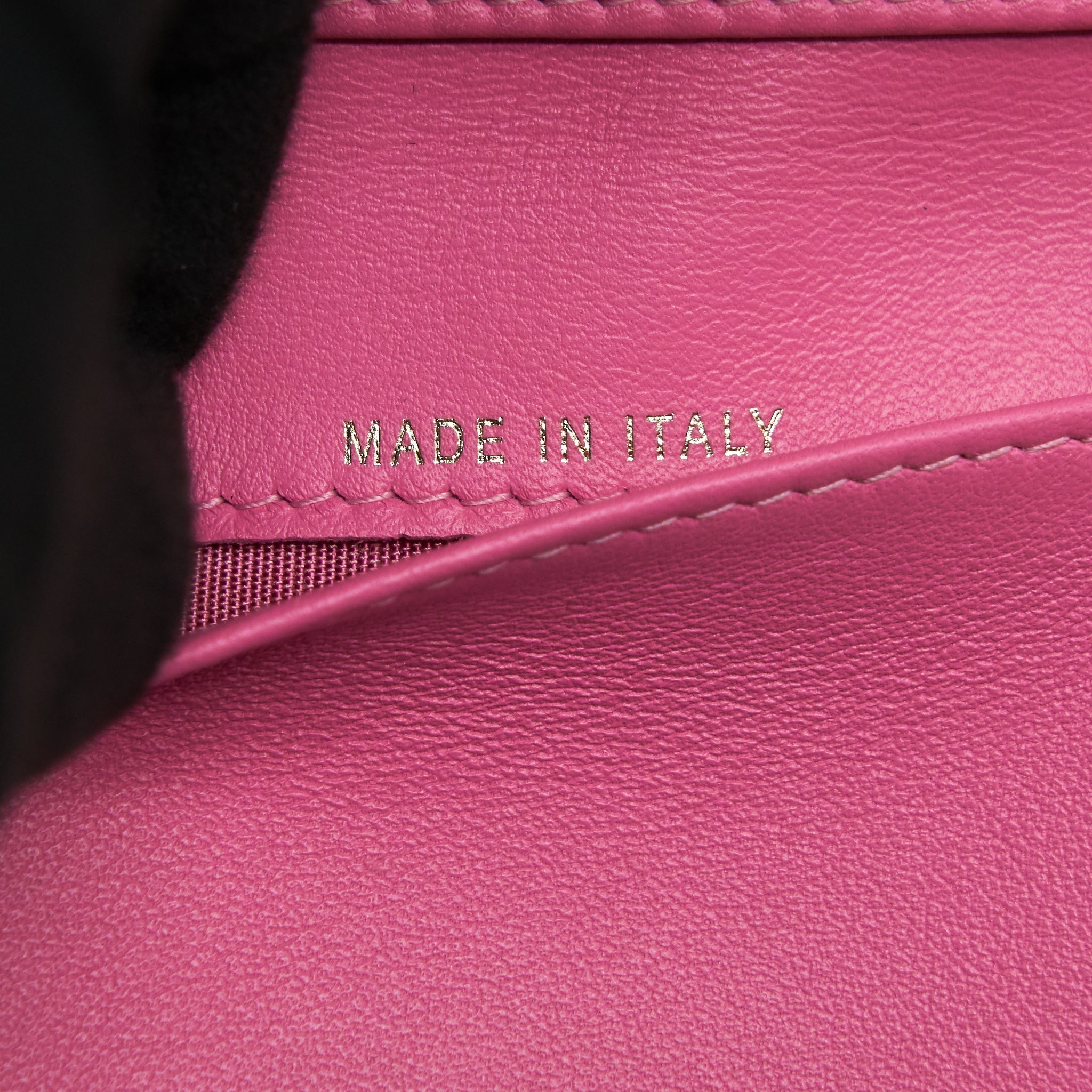 Chanel Boy Small Wallet Pink Brushed Lambskin