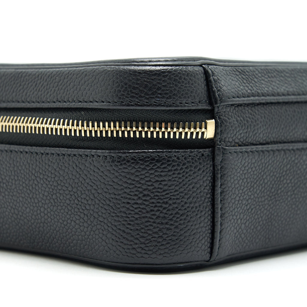 Chanel Cavia Leather Vanity Bag Black