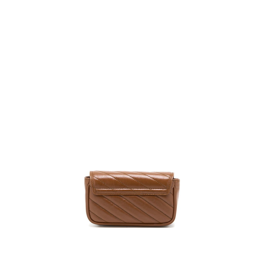 Gucci GG Marmont Super Mini Calfskin Caramel