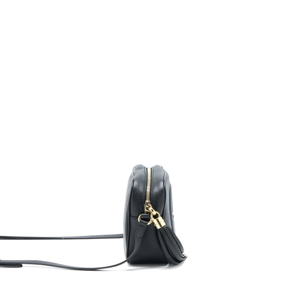 Gucci Soho Disco Camera Bag Calfskin Black L