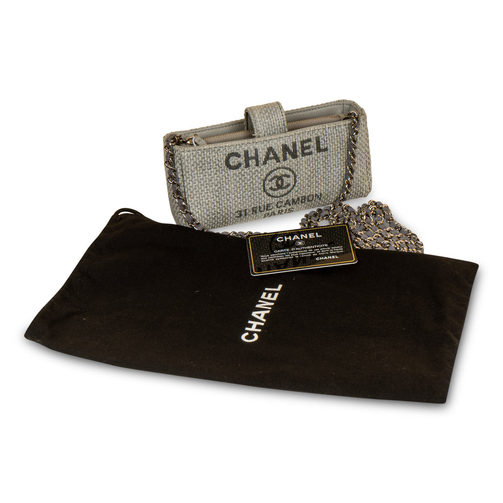 Chanel Deauville Pouch On Chain