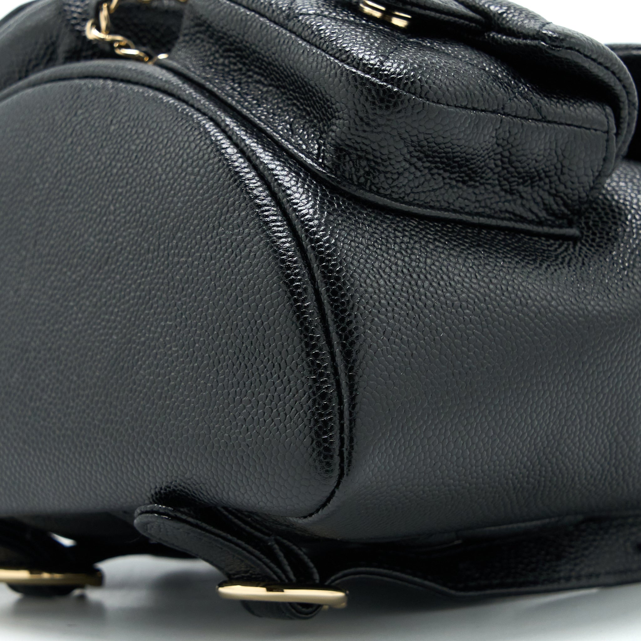 Chanel 23p Mini Triple Pack Backpack Caviar Black L (Microchip)
