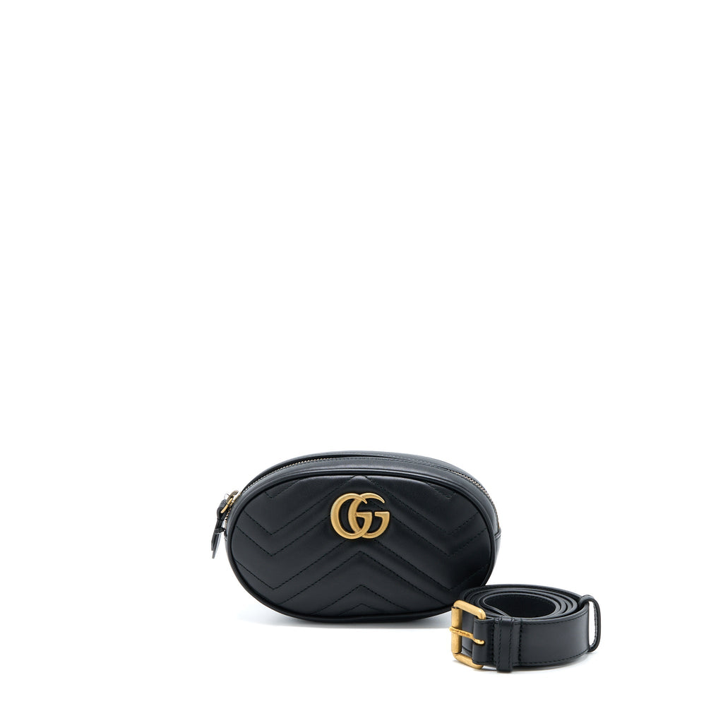 Gucci Marmont Round Belt Bag Black