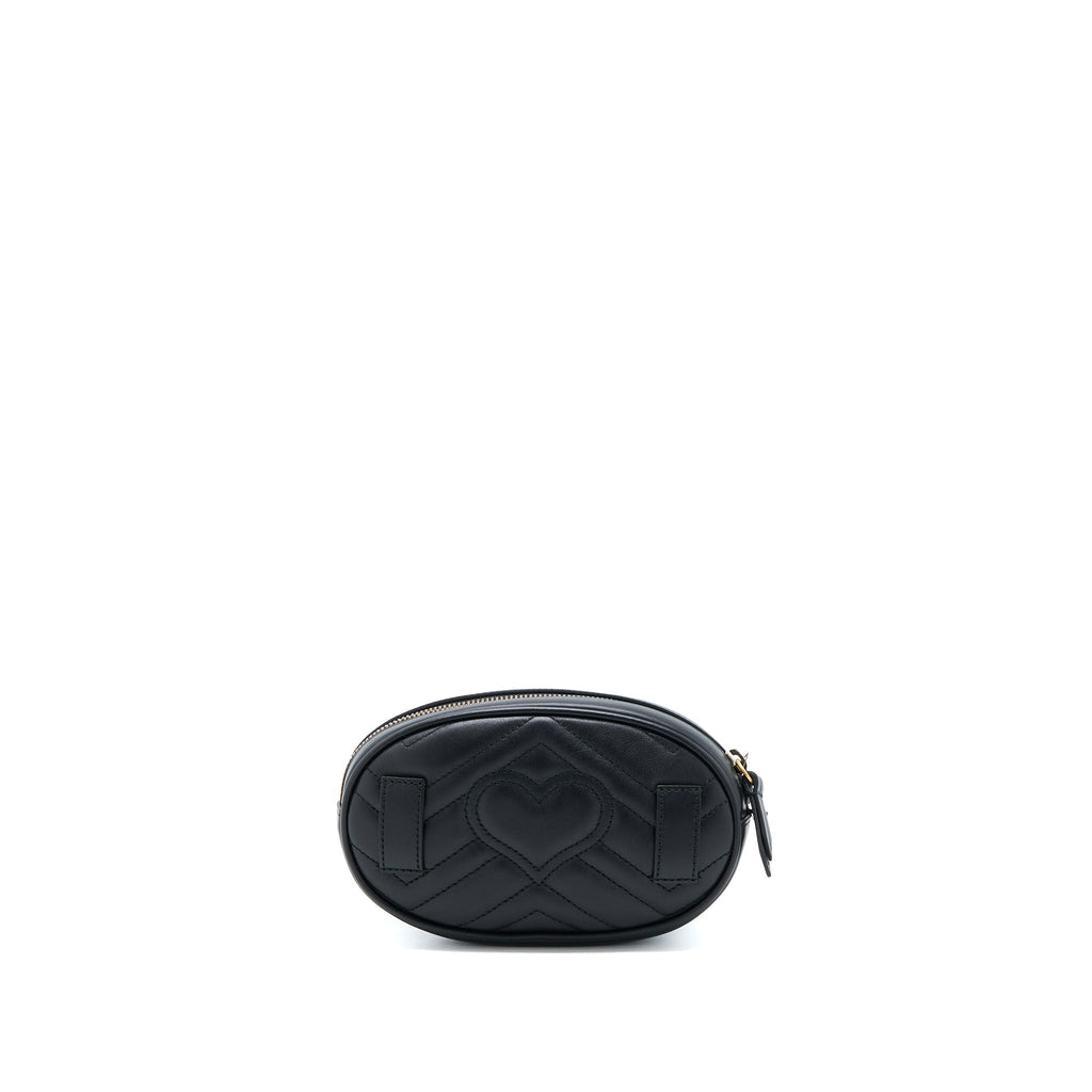 Gucci Marmont Round Belt Bag Black