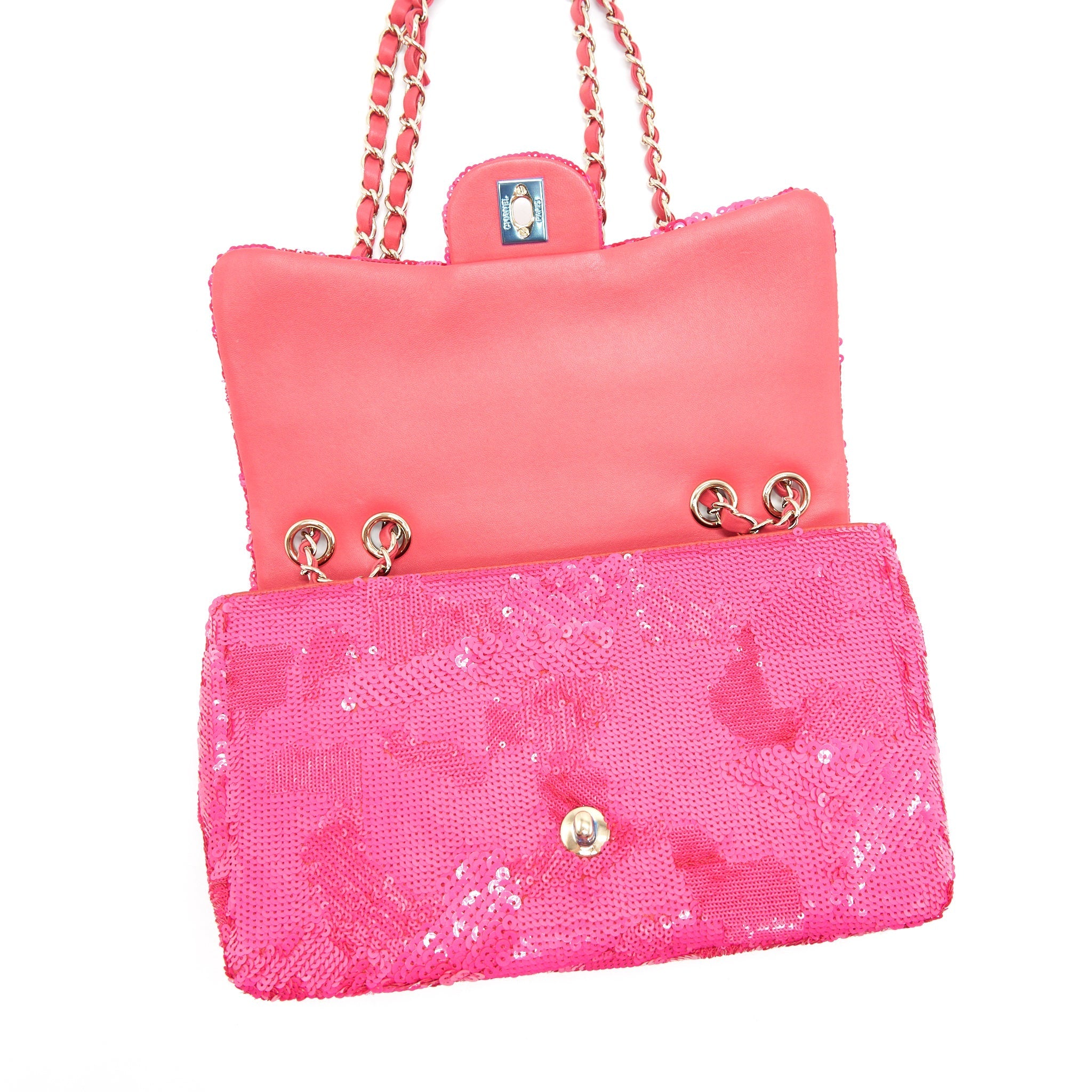 Chanel Seasonal Medium Flap Bag Fucia with